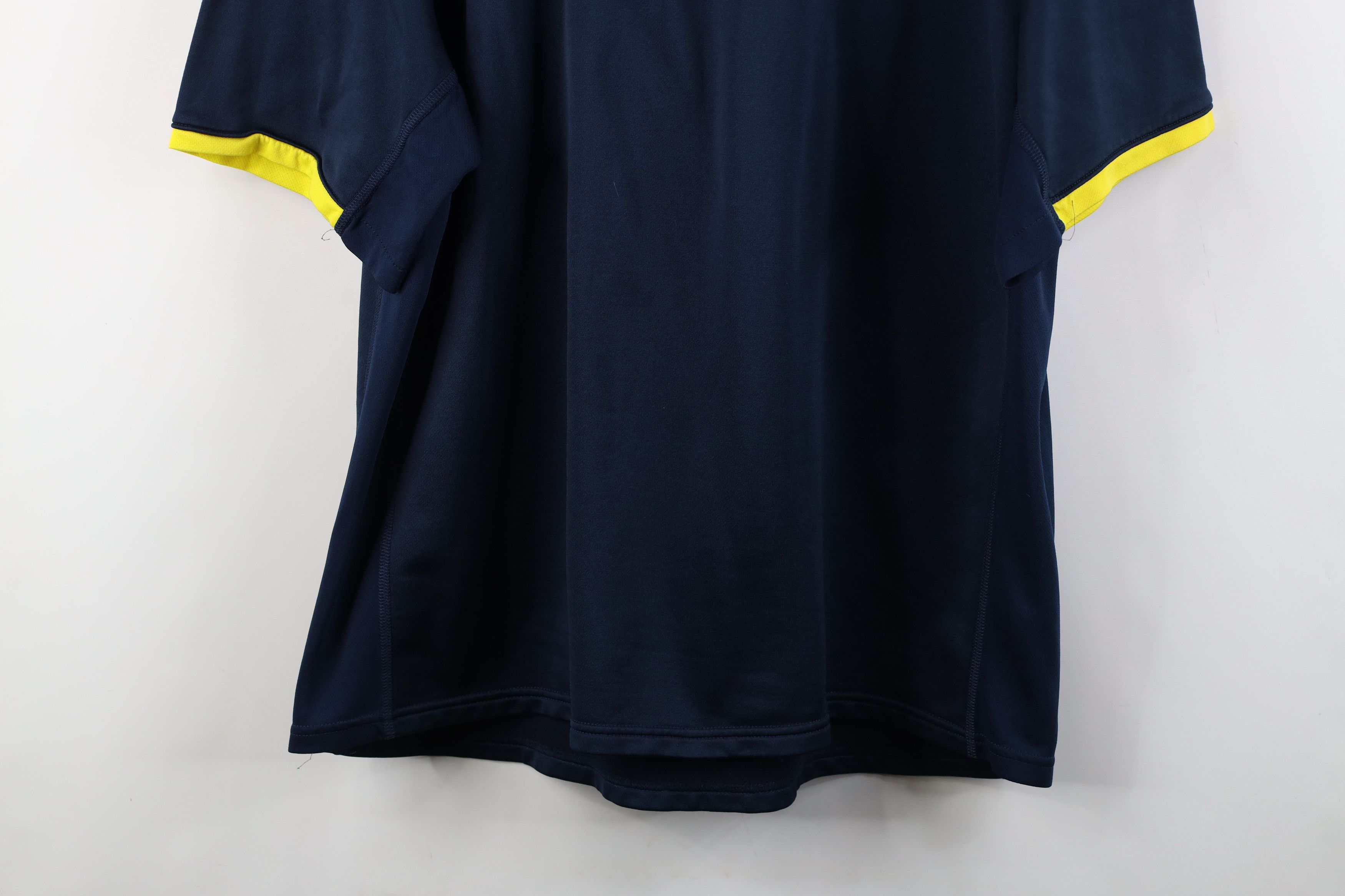 Adidas Adidas University of Michigan Football Half Zip Jacket Shirt Size US XL / EU 56 / 4 - 3 Thumbnail