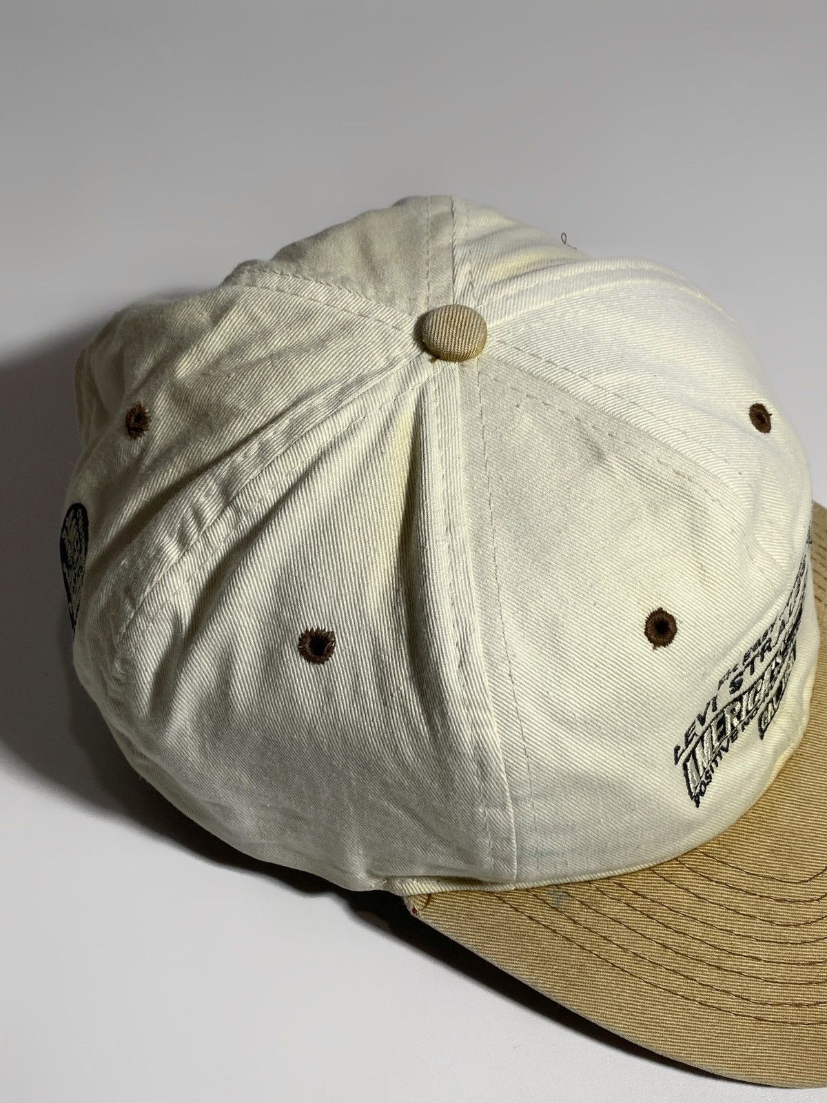 Levi's Vintage 70s 80s Rare Levi’s USA Distressed Baseball Cap Size ONE SIZE - 10 Thumbnail