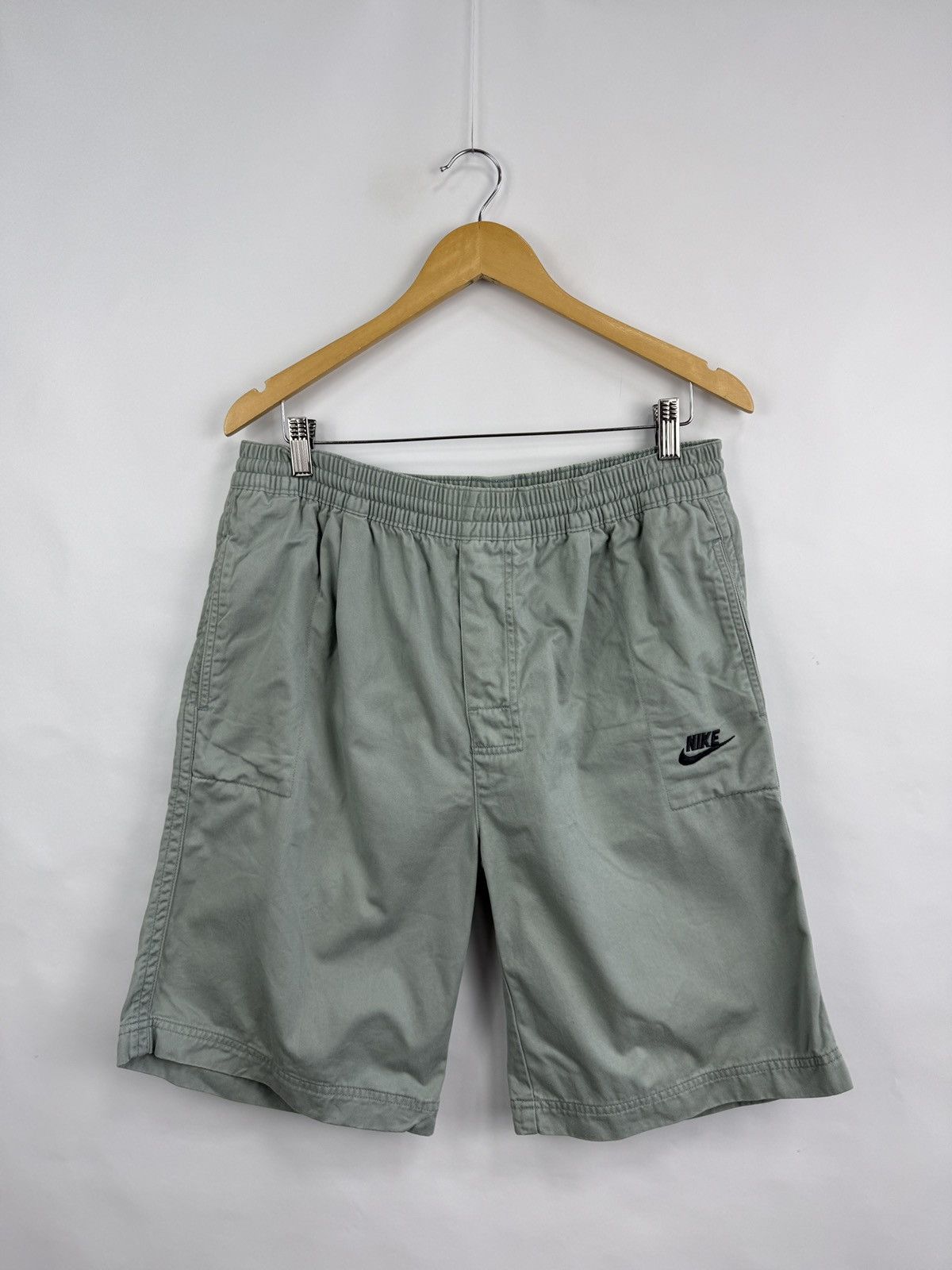 Nike 🇺🇸 Vintage 90s Nike Since 1972 Shorts Rare Retro Hype Y2K Size US 34 / EU 50 - 2 Thumbnail