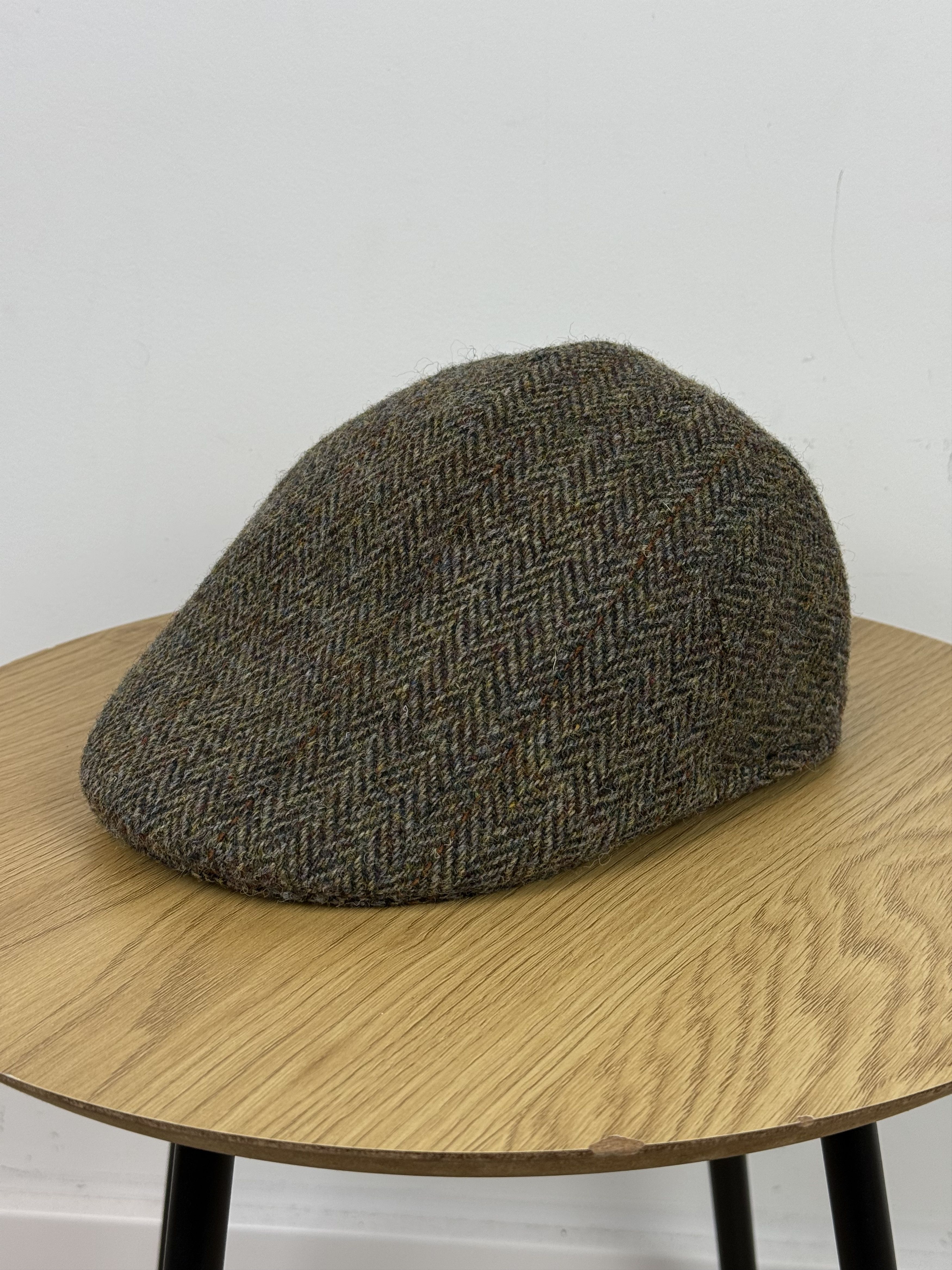 Harris Tweed Harris Tweed Flat Cap Forest Winter Wool Size ONE SIZE - 1 Thumbnail