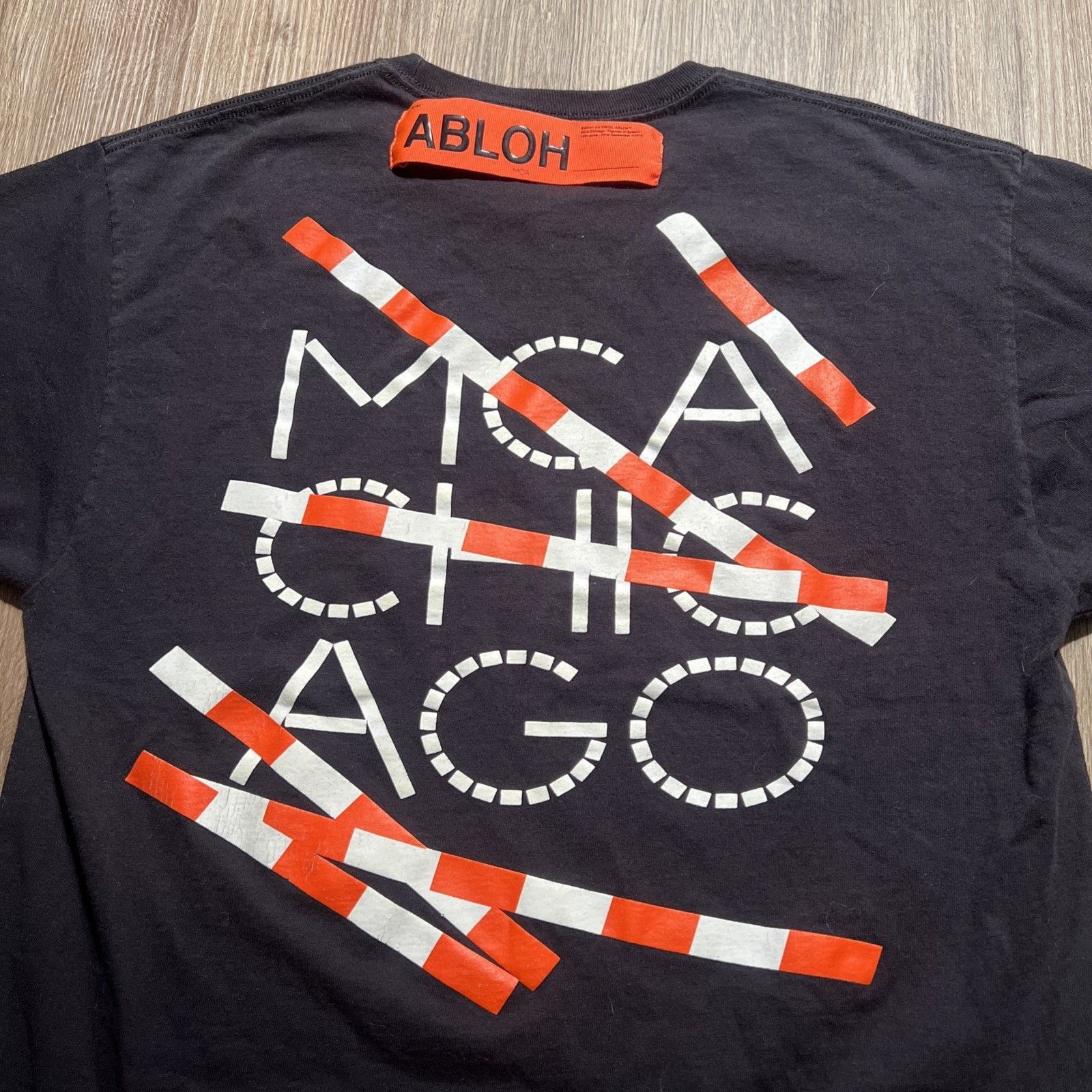Virgil Abloh Virgil Abloh x MCA Figures of speech tape T Shirt Champion Size US M / EU 48-50 / 2 - 2 Thumbnail