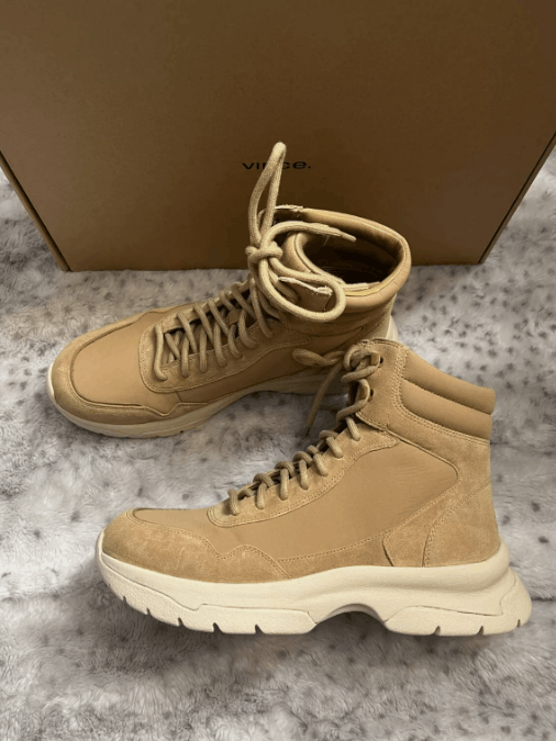 Vince VINCE ELVIO Men's Utilitarian Suede Lug Boots Size US 9 / EU 42 - 2 Thumbnail