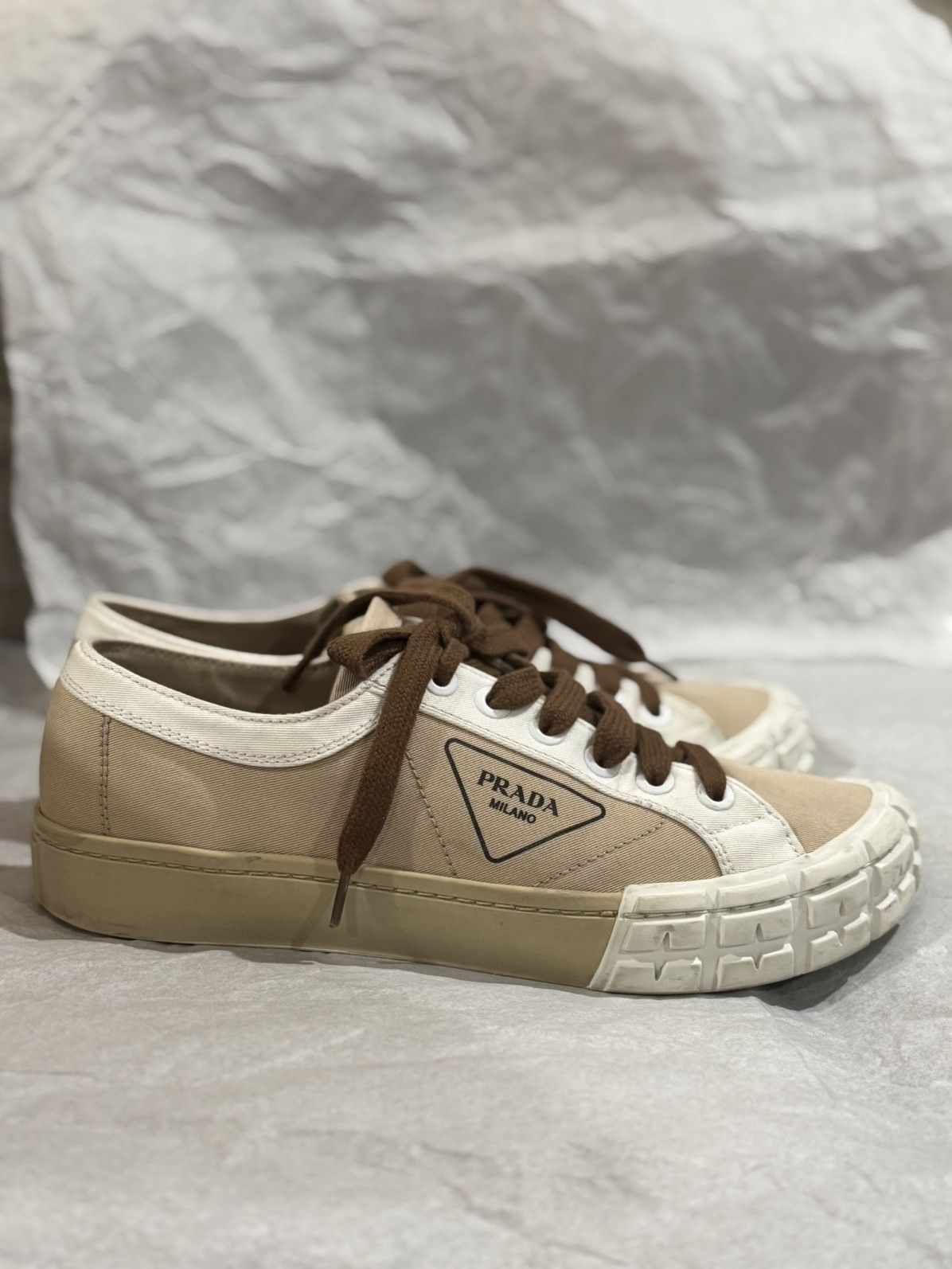 Prada Prada Platform Double Wheel Sneaker Shoes Trainers Size US 8 / IT 38 - 1 Thumbnail