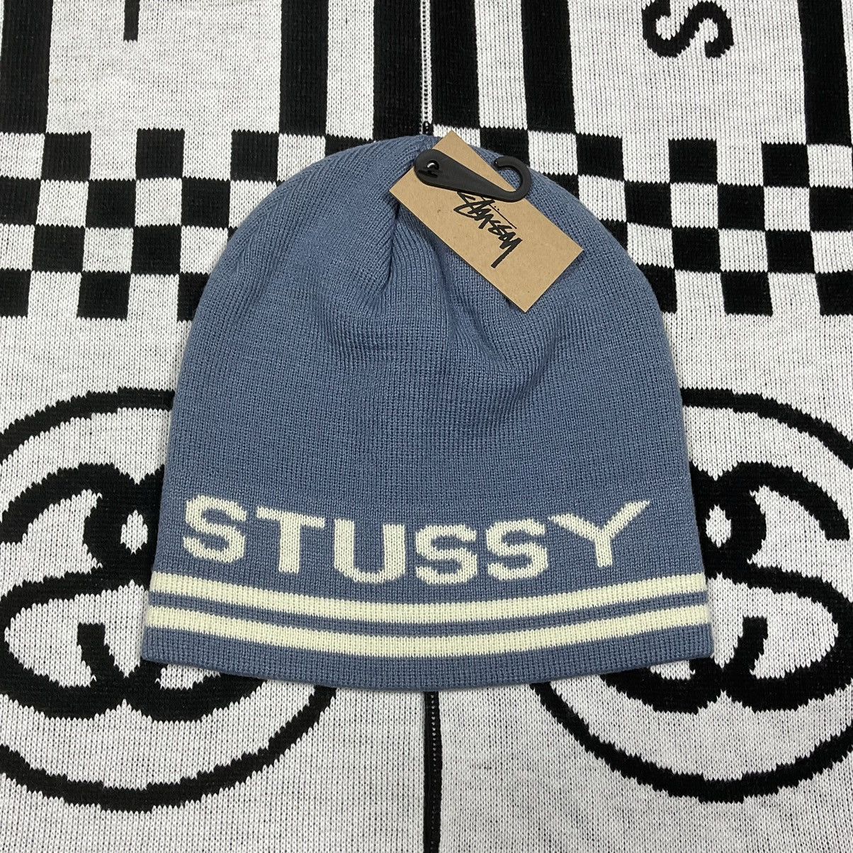 Stussy Jaquard Striped Skullcap Beanie | Grailed