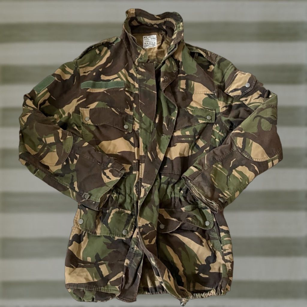 VINTAGE Seyntex Army Field Shirt Mens L DPM Woodland Camouflage 90s Military Jacket Pants?