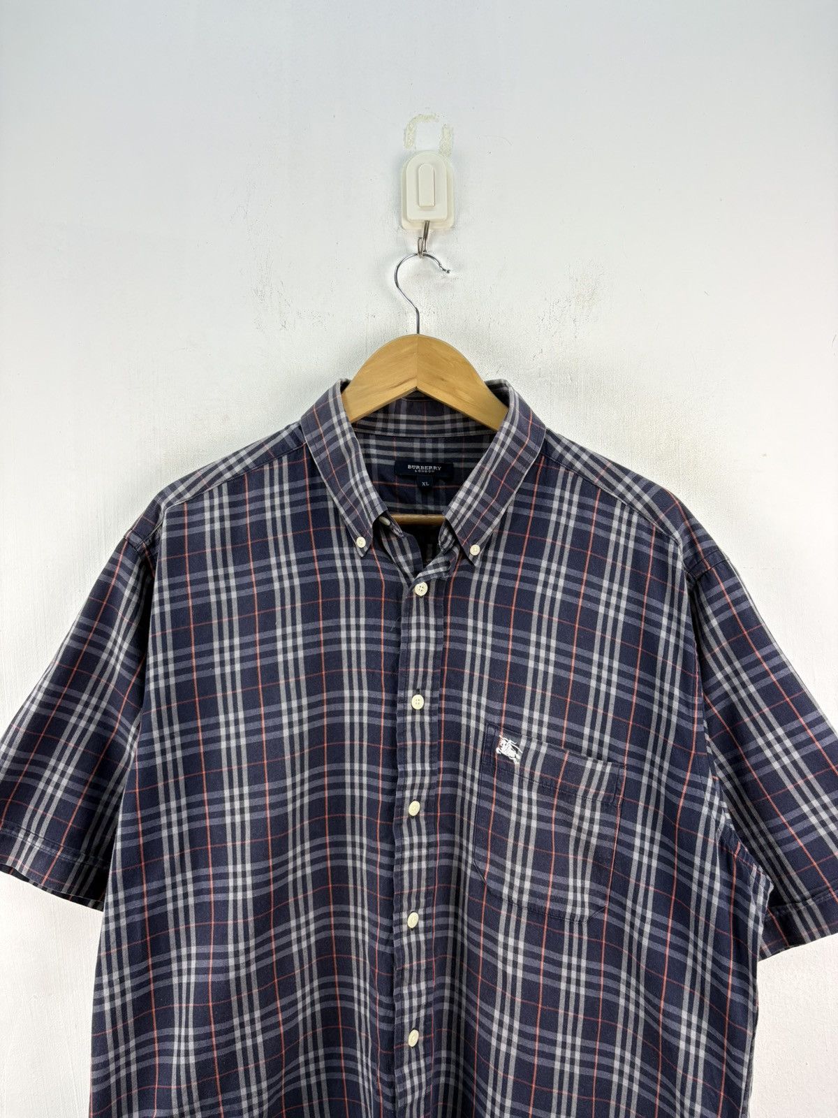 Burberry Vintage burberry nova check shirt button up short sleeve Size US XL / EU 56 / 4 - 2 Thumbnail