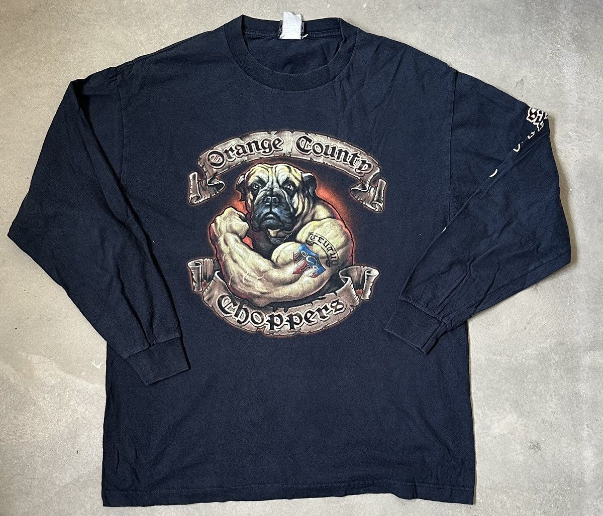 Vintage VINTAGE ORANGE COUNTRY CHOPPER TEE Size US L / EU 52-54 / 3 - 1 Thumbnail