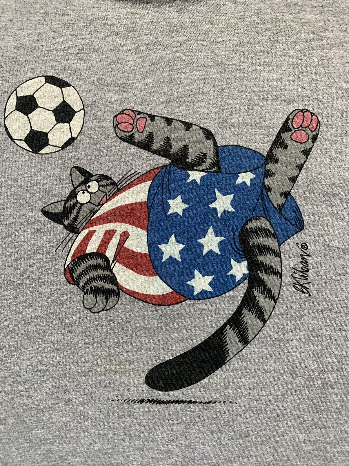 Vintage Hawai BKliban Cat 1990 Soccer Size US L / EU 52-54 / 3 - 4 Thumbnail