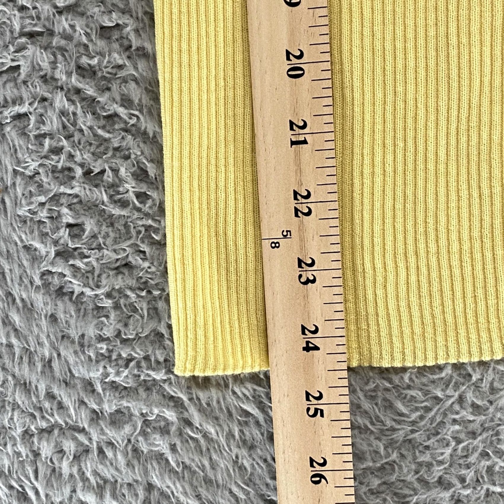 Eileen Fisher VINTAGE Eileen Fisher Tank Sweater Womens Medium Ribbed Merino Wool Butter Yellow Size M / US 6-8 / IT 42-44 - 4 Thumbnail