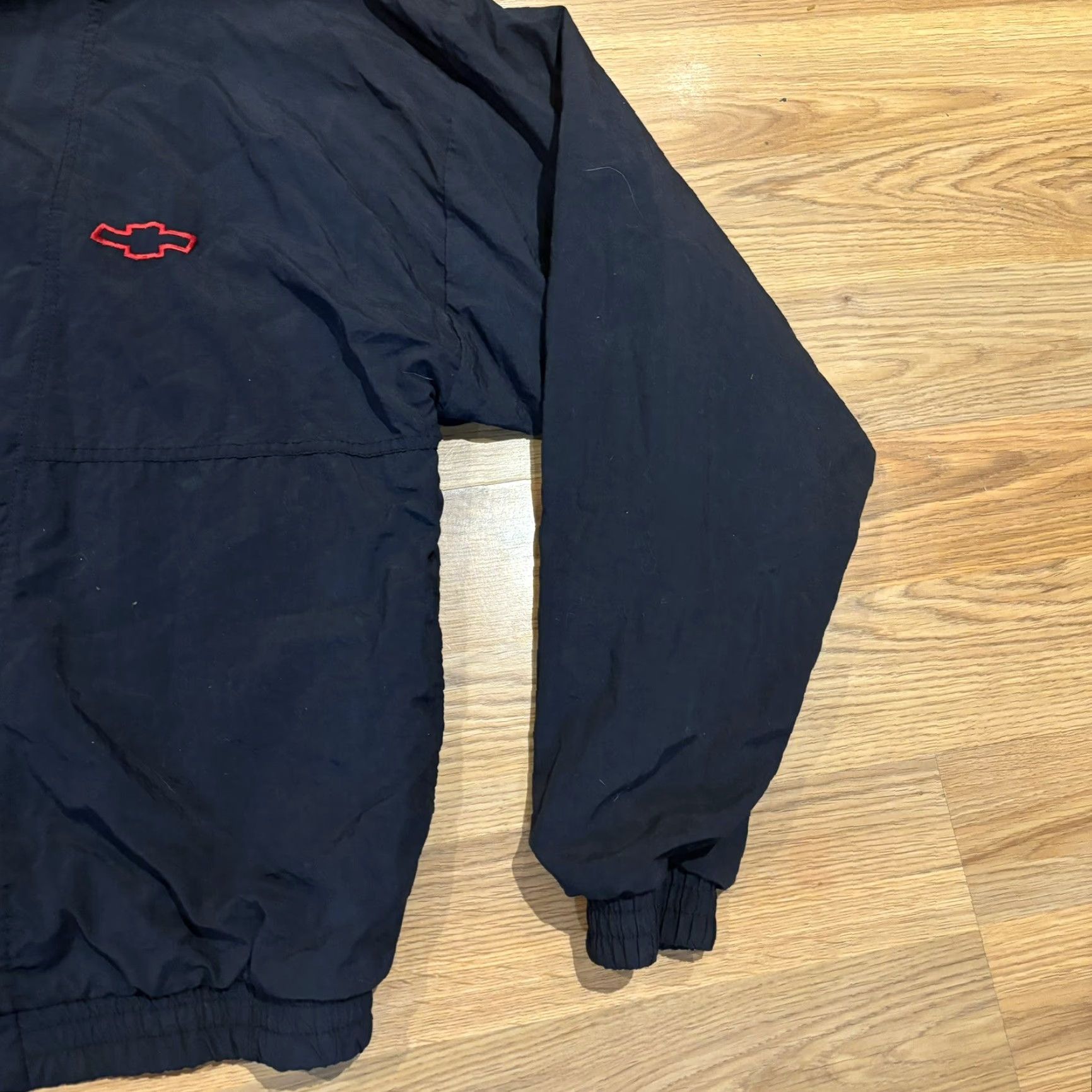 Vintage VTG Chevy Windbreaker Coat Jacket Chevrolet Black Red Made In USA Men’s Size XXL Size US XXL / EU 58 / 5 - 5 Thumbnail