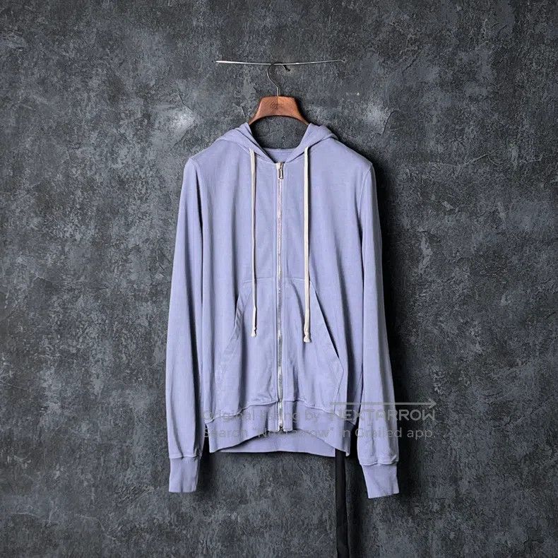 Rick Owens Purple hooded sweatshirt