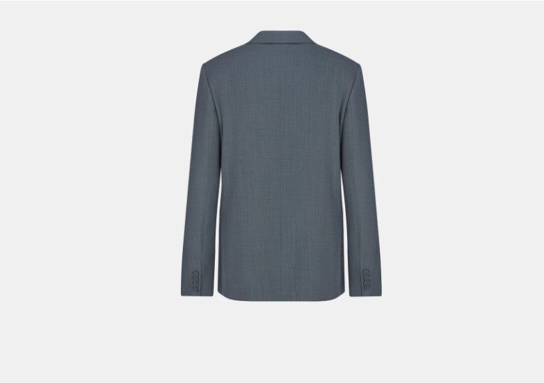 Dior o1w1db11224 Two-Button Bar Jacket in Blue Size US M / EU 48-50 / 2 - 2 Thumbnail