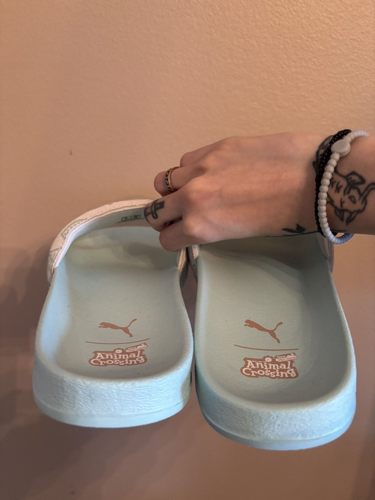 Puma Animal Crossing x Puma Leadcat Sandal Big Kid 'New Horizons' Size US 7 / EU 40 - 4 Thumbnail