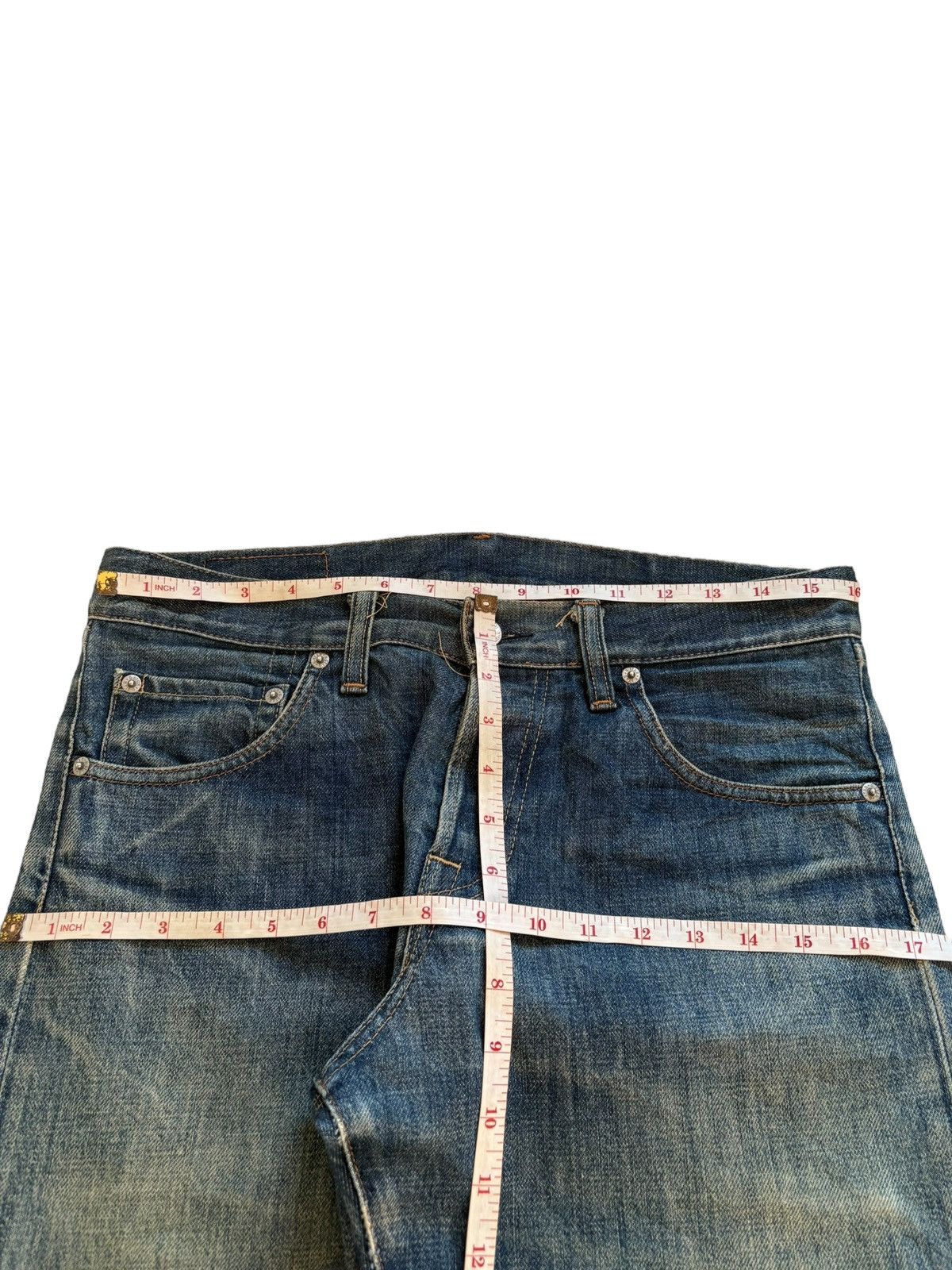G-Star Vintage G Star Jean Button Fly Rusty Mud Wash Rip Loose Jean Size US 32 / EU 48 - 11 Thumbnail