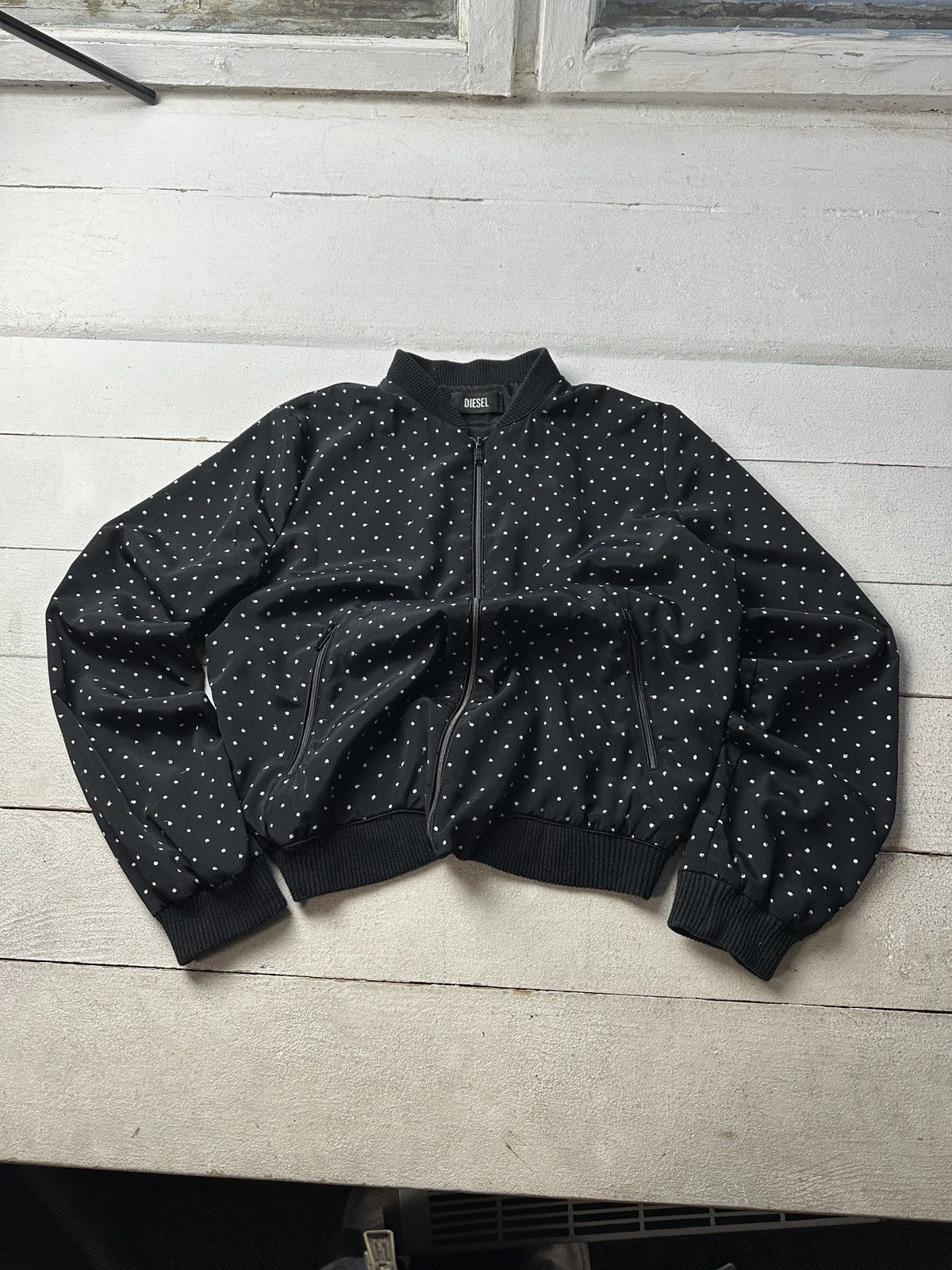 Diesel 90s🚨 DIESEL IF SIX WAS NINE STYLE JACKET Y2K BOMBER Size S / US 4 / IT 40 - 1 Thumbnail