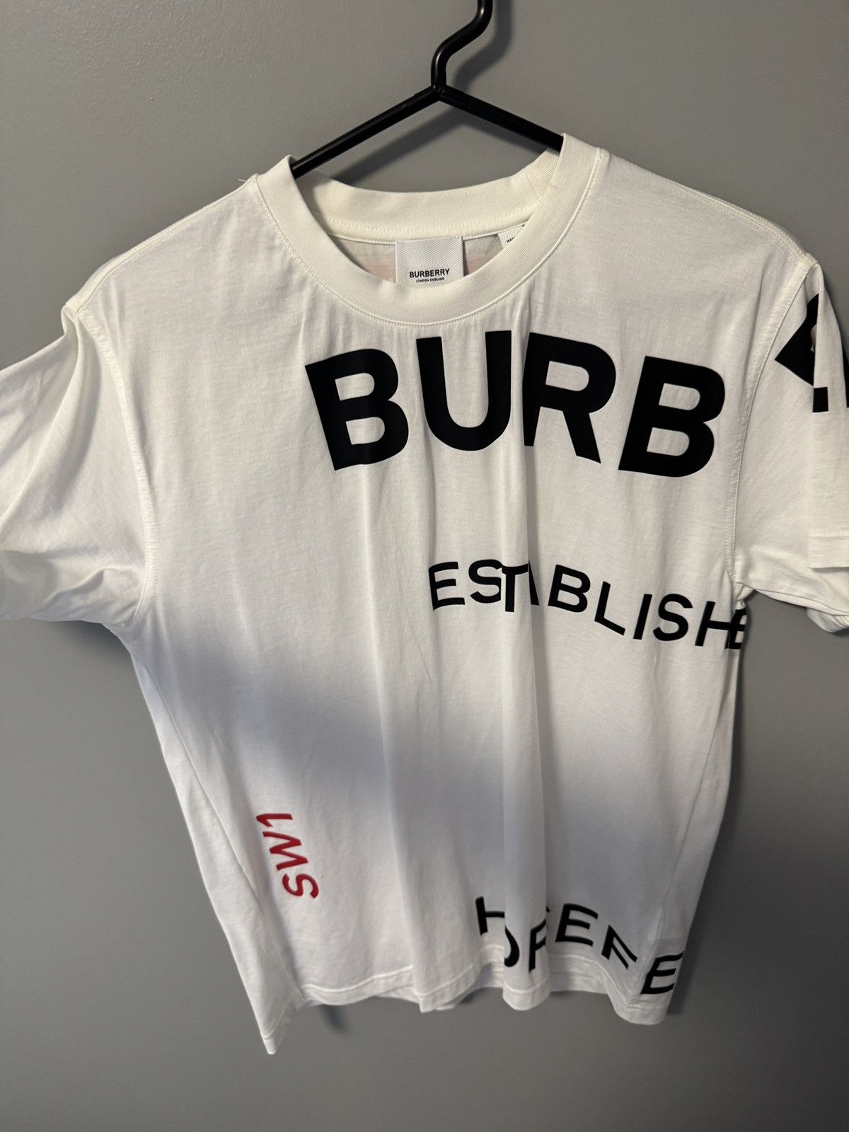 Burberry Burberry Horseferry LTD SW1 authentic tee sz XXS Size US XXS / EU 40 - 3 Thumbnail