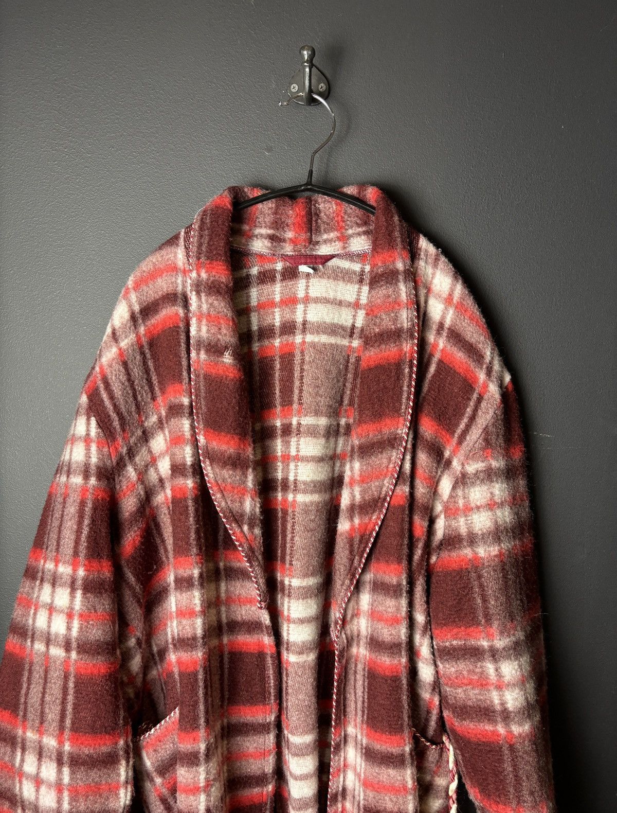 Vintage Vintage Plaid Robe House Coat Playboy 70s 80s Belted Lounge Size US M / EU 48-50 / 2 - 4 Thumbnail