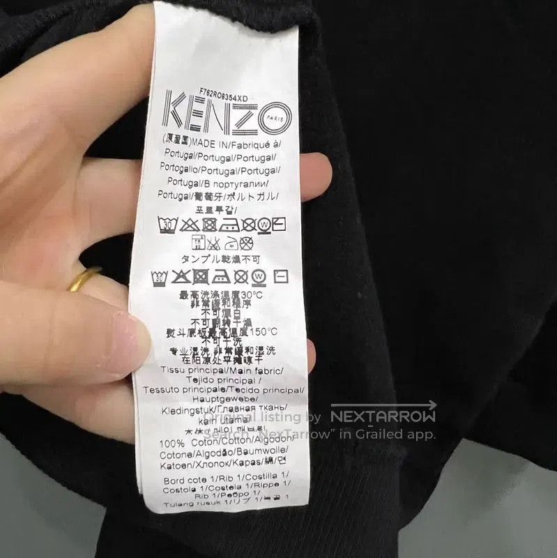Kenzo KENZO Black Cotton Long Sleeve Dress . Size S / US 4 / IT 40 - 3 Thumbnail
