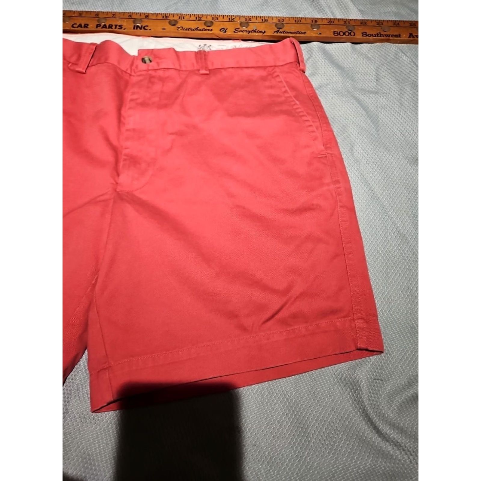 Polo Ralph Lauren Ralph Lauren Shorts Mens 36 Pink Red Casual 100% Cotton Preppy Logo Trousers - Pre-Owned - Excellent Condition - Measurement Guide Size US 36 / EU 52 - 5 Thumbnail
