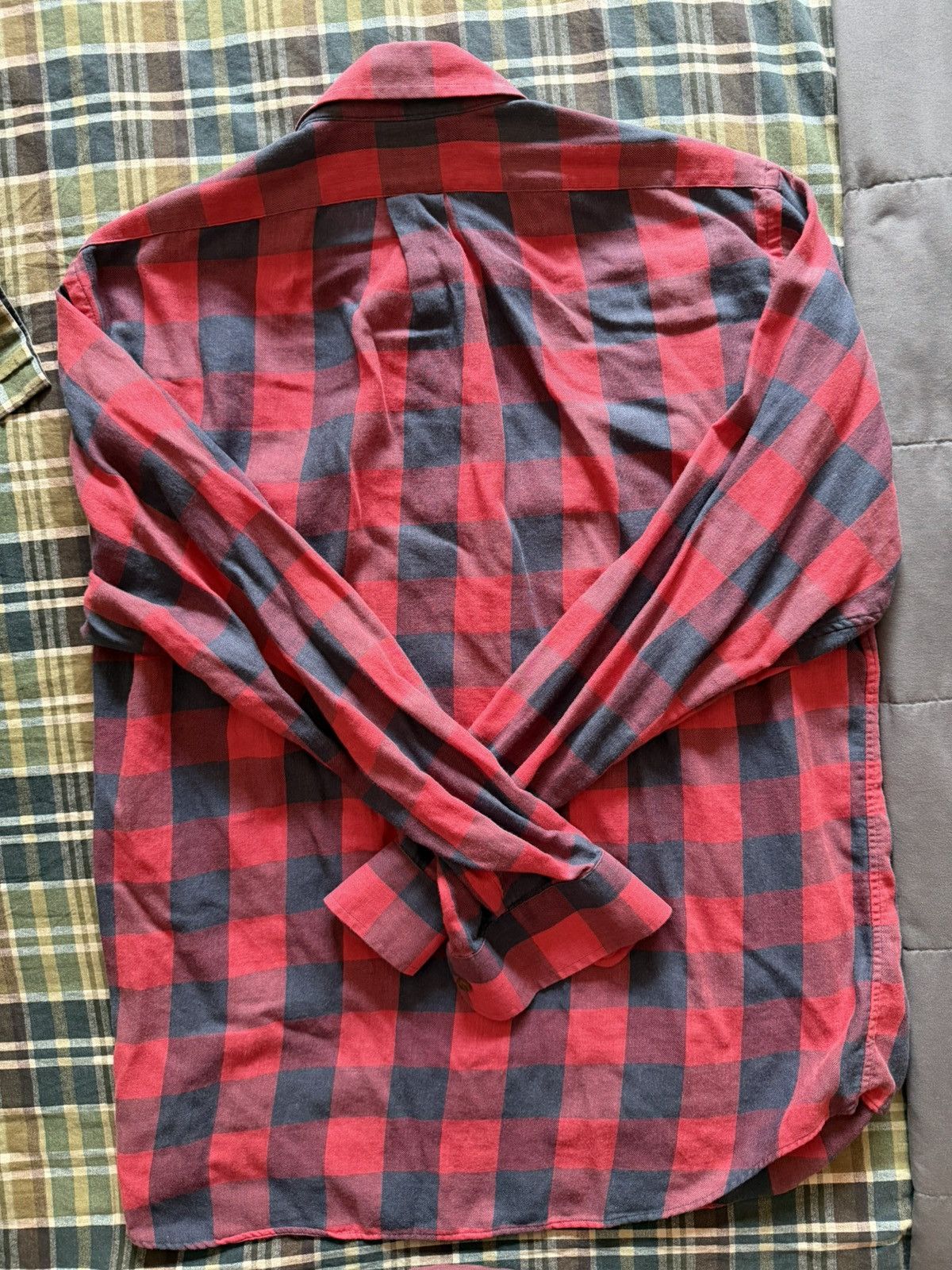 Vineyard Vines Vineyard Vines Linen Red and Blue Shirt Size US L / EU 52-54 / 3 - 2 Thumbnail