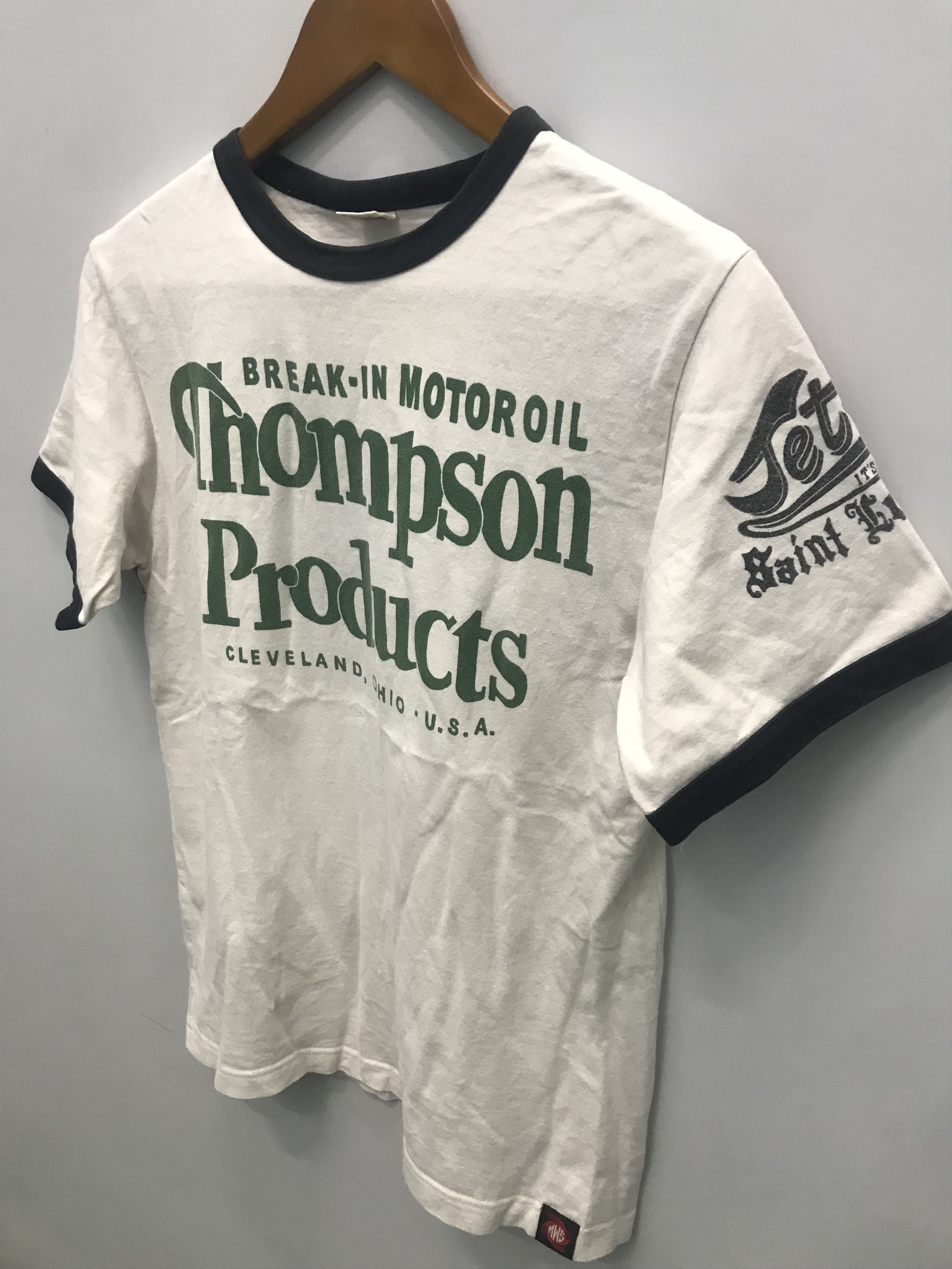 Indian Motorcycle × Japanese Brand MWS - “Thompson Product” Motorcyclist Wear Tshirt Size US S / EU 44-46 / 1 - 3 Thumbnail