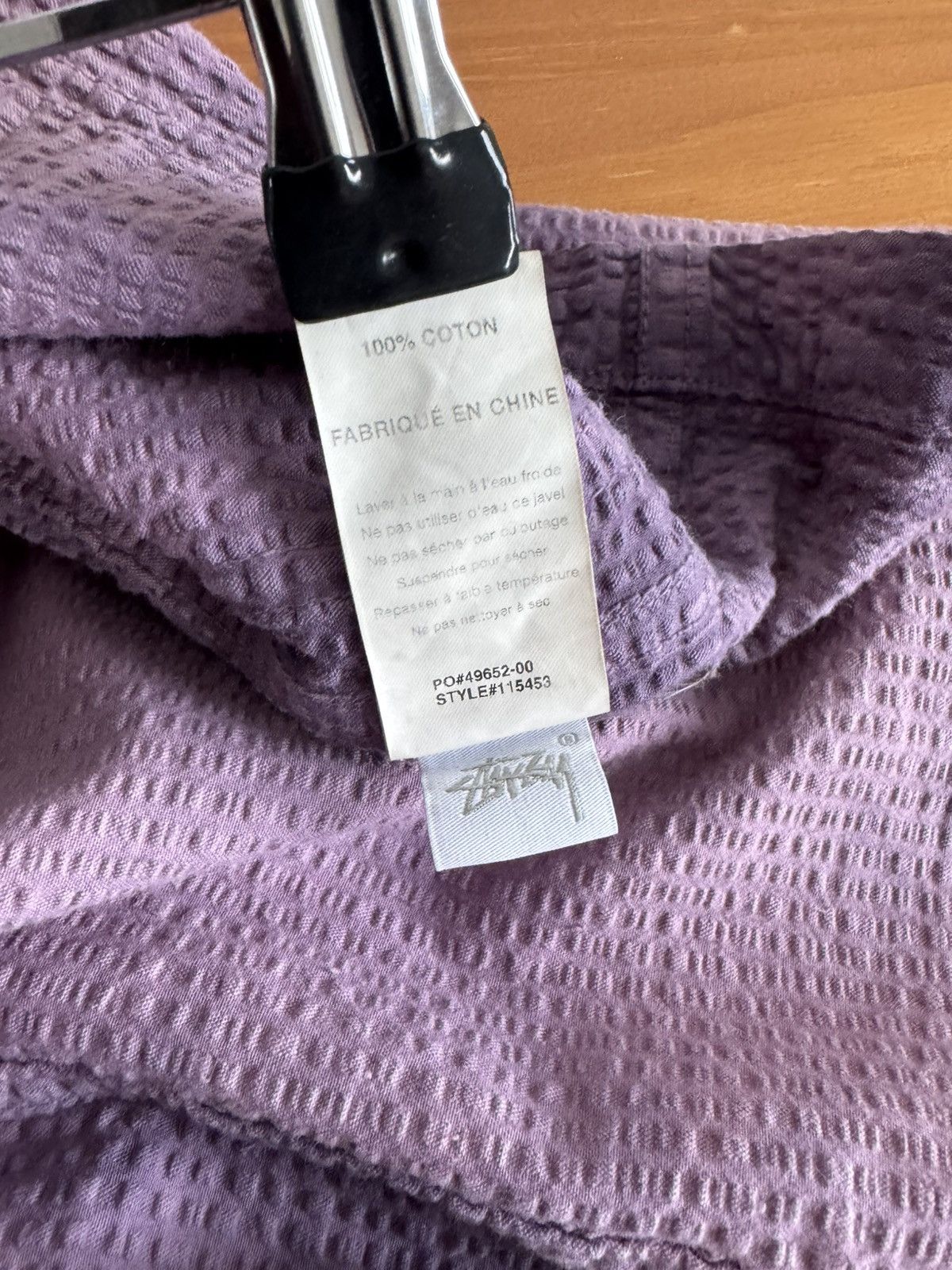 Stussy Stussy Chore Jacket S Purple Tie Dye O’Dyed Seersucker Rare Size US S / EU 44-46 / 1 - 8 Thumbnail