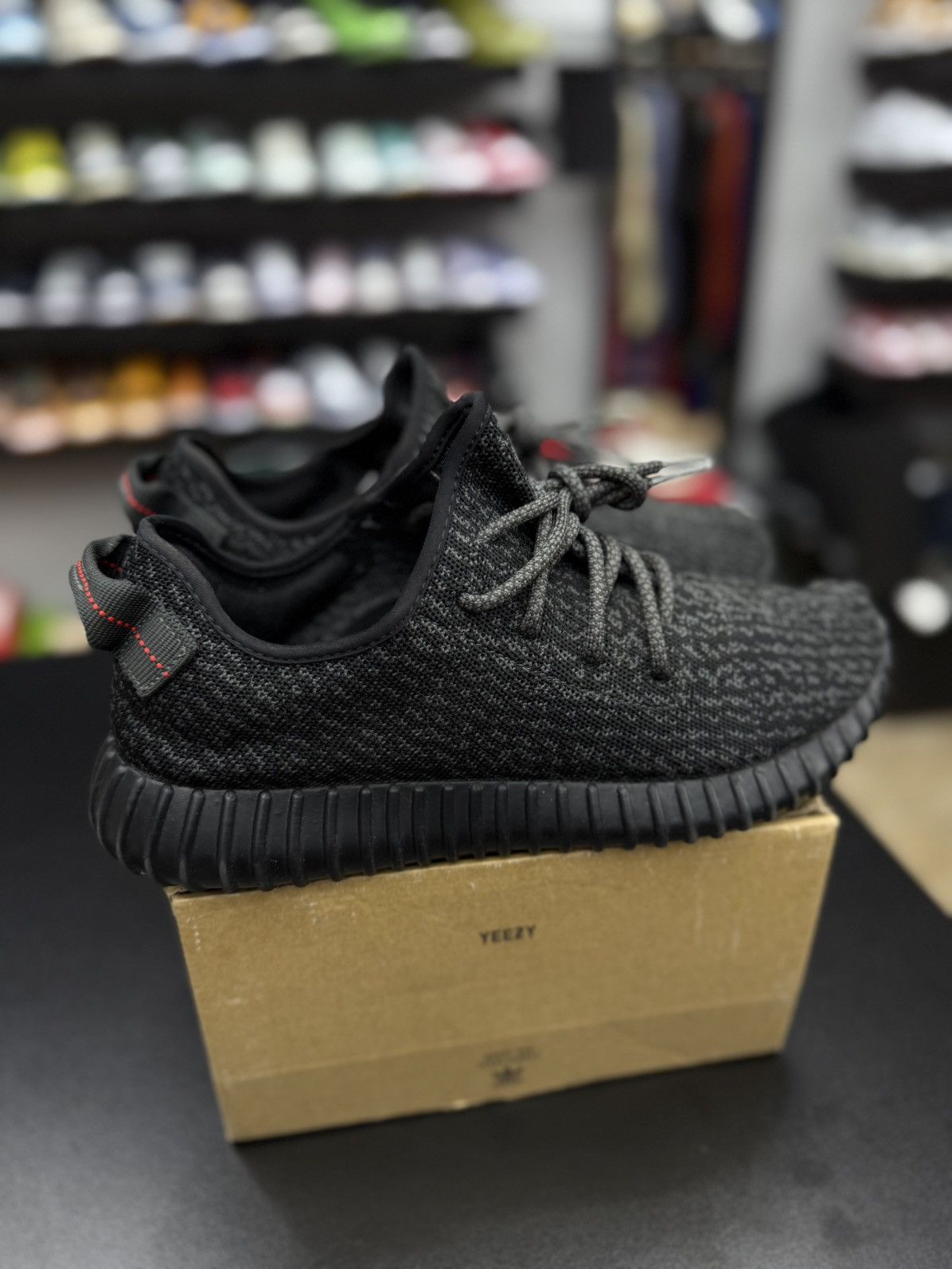 Yeezy Yeezy 350 Pirate Black (2016) Size 11 Pre Owned 🧼 Size US 11 / EU 44 - 8 Thumbnail