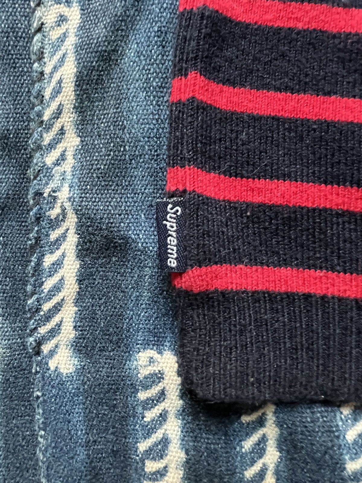 Supreme OG Supreme Stripe Beanie 05FW Size ONE SIZE - 5 Thumbnail