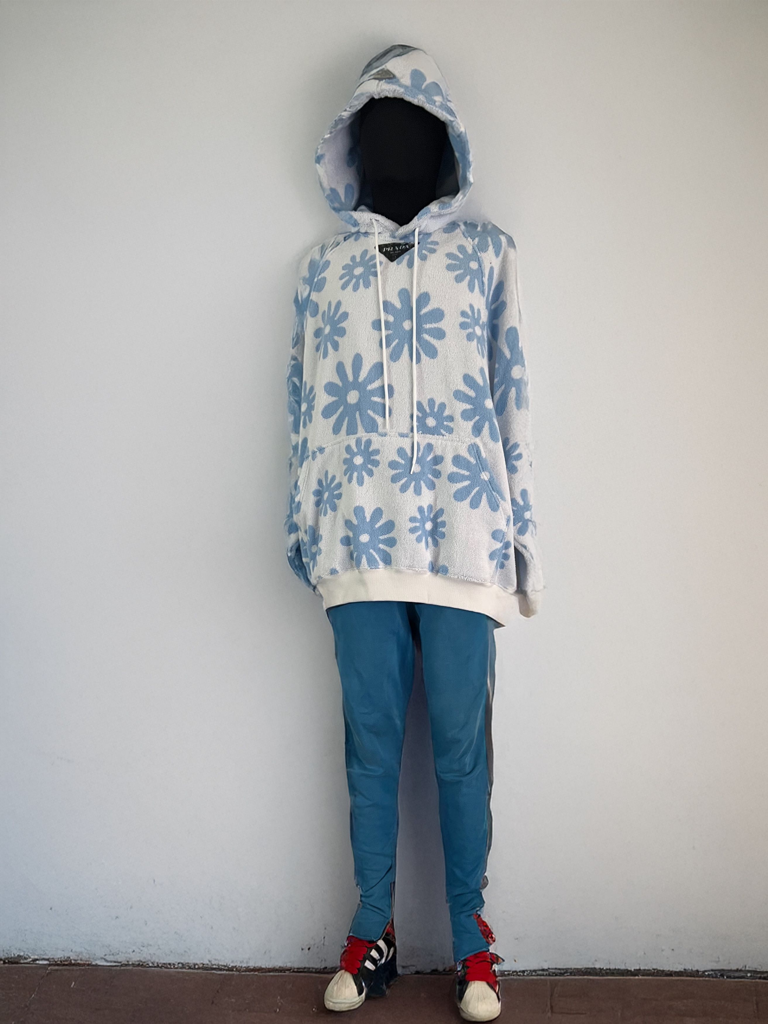 Prada PRINTED TERRY-COTTON HOODIE Size US S / EU 44-46 / 1 - 19 Thumbnail