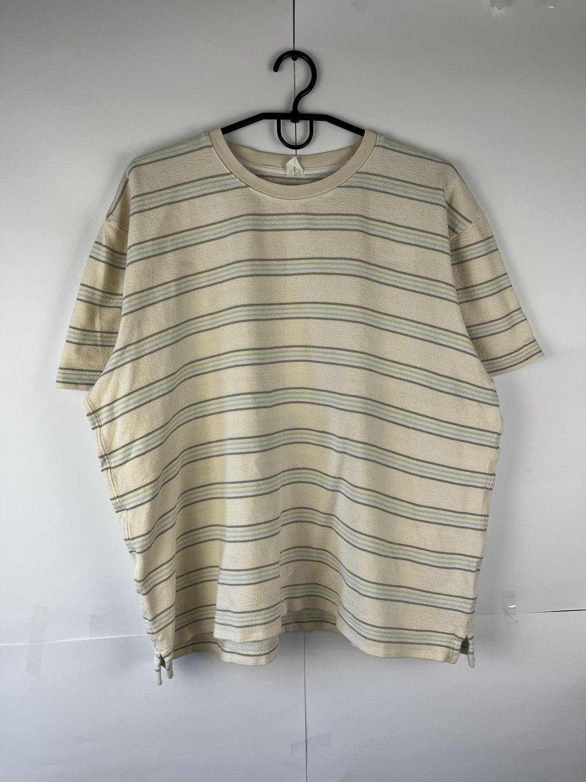 Arket Arket Streetwear Y2K Striped Cotton Short Sleeve Tee Shirt Size US S / EU 44-46 / 1 - 1 Thumbnail