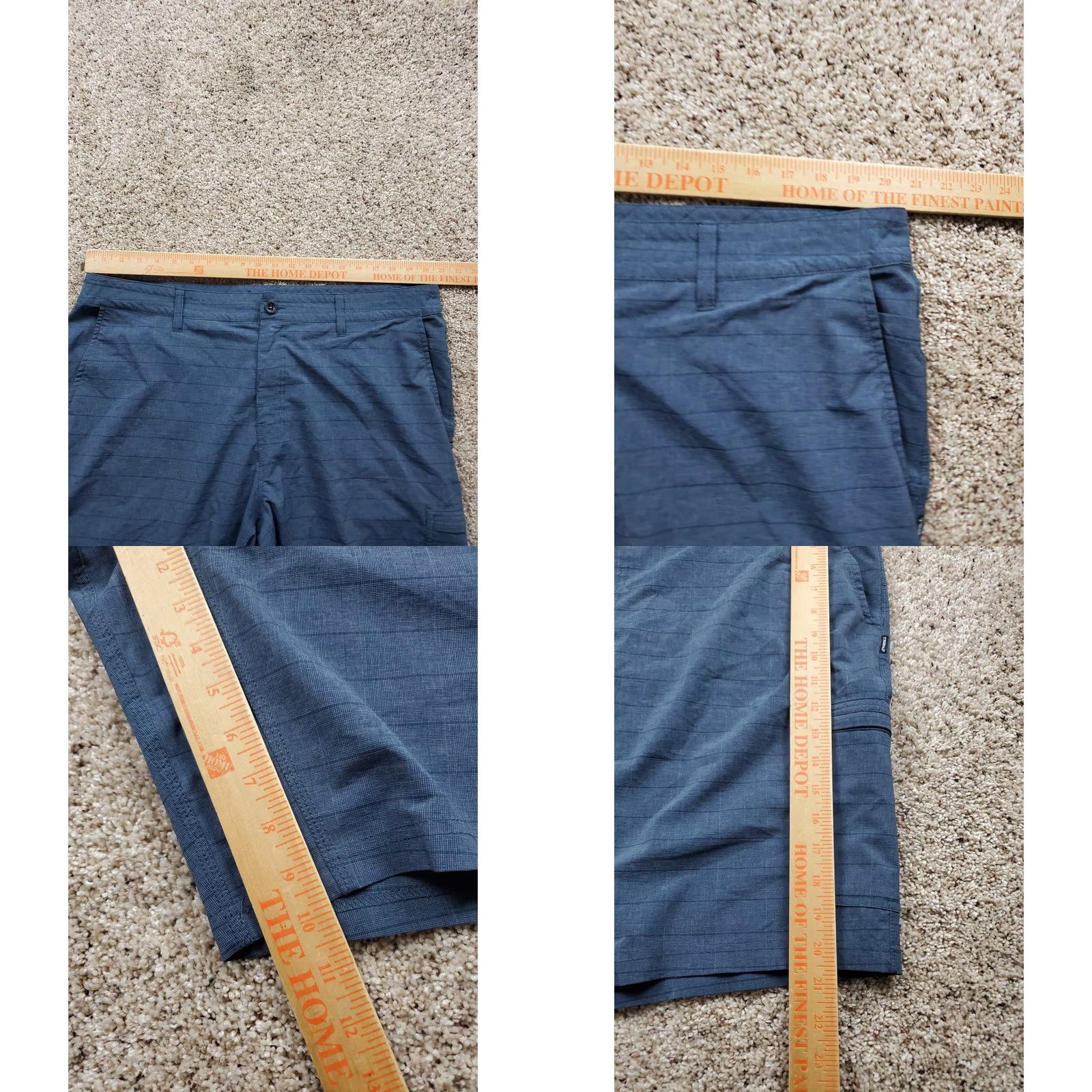 O'Neill VINTAGE? No. ONeill Crossover Hybrid Shorts Mens 40 Blue Quick Dry Cargo Pockets Stretch Size US 40 / EU 56 - 8 Thumbnail