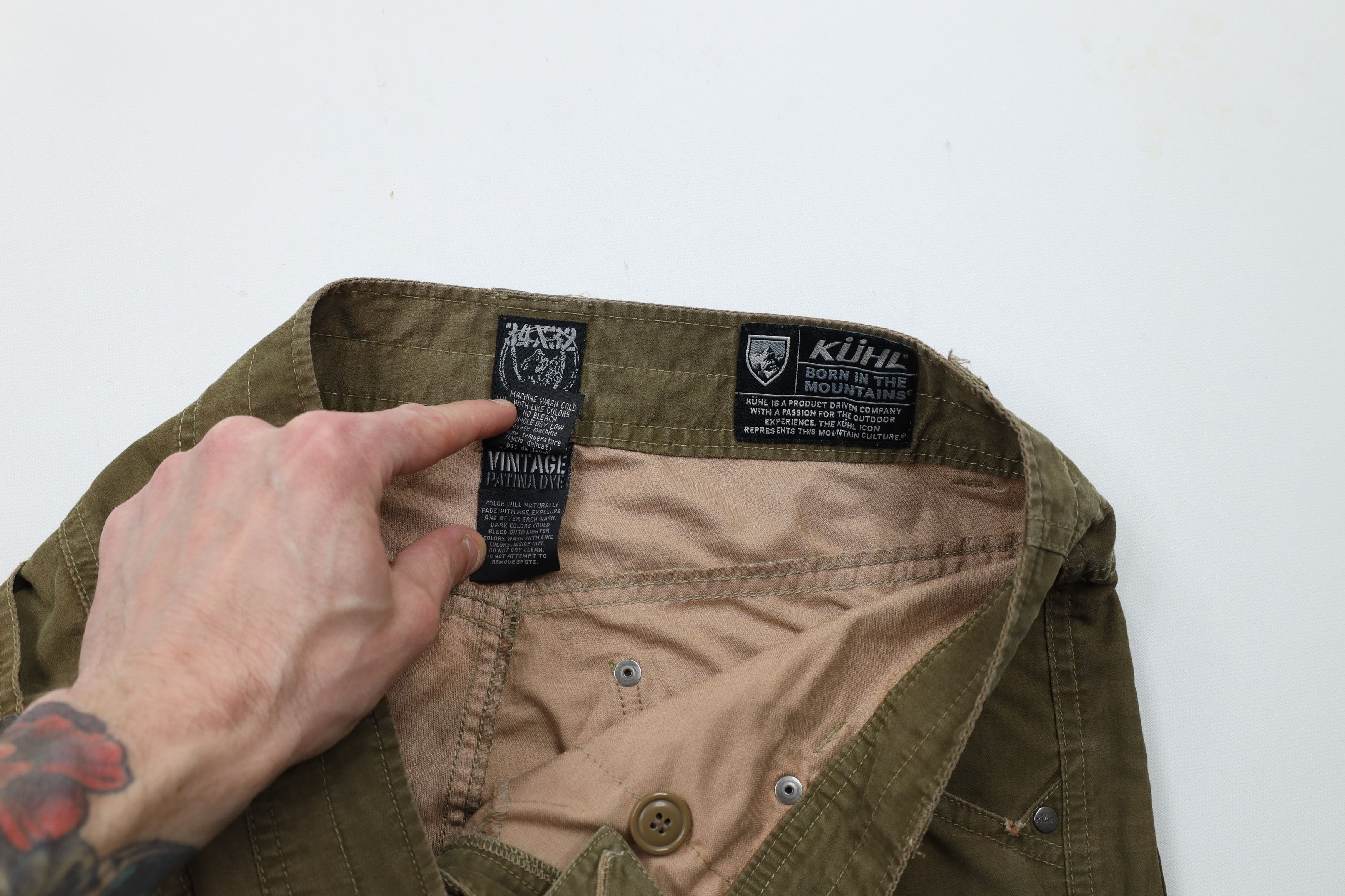 Kuhl × Vintage Kuhl Mountain Vintage Patina Dye Outrage Hiking Trail Pants Size US 34 / EU 50 - 10 Thumbnail