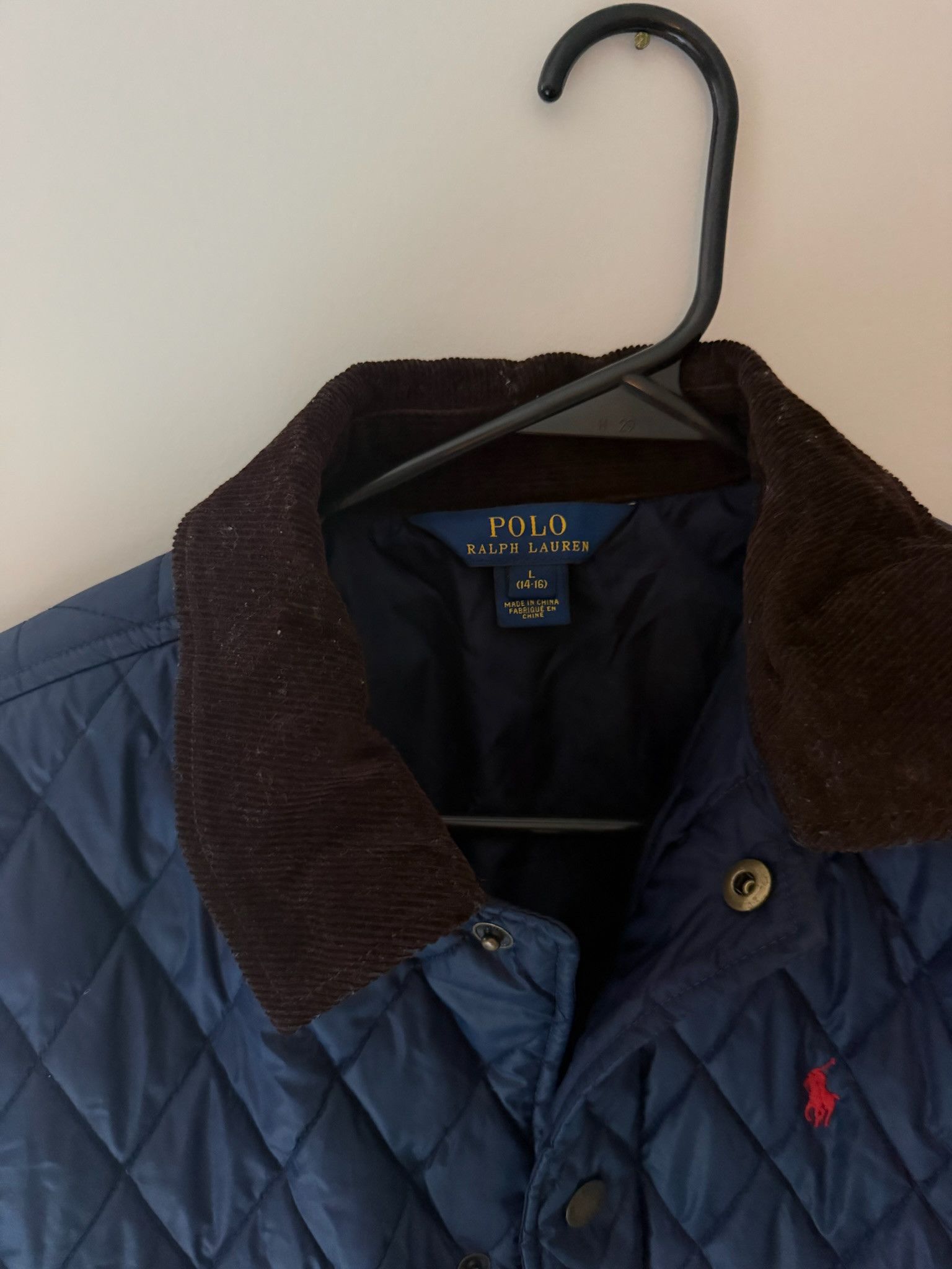 Polo Ralph Lauren Polo Ralph Lauren AUTH Blue Diamond-Quilted Jacket Size US S / EU 44-46 / 1 - 1 Thumbnail