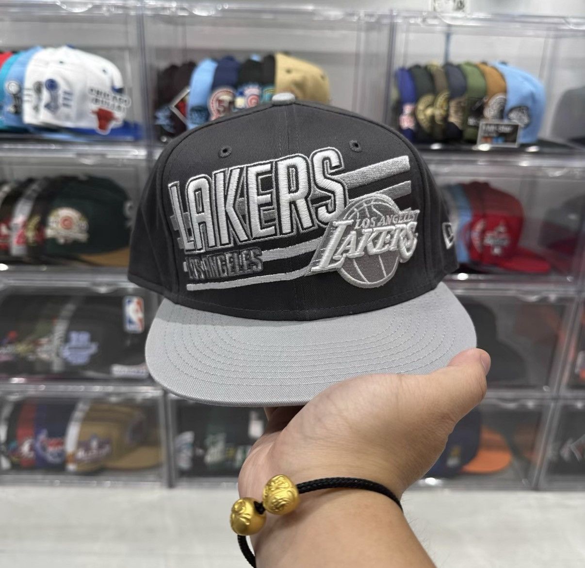 New Era New Era NBA Los Angeles Lakers Flat Brim Baseball Cap J32 Size ONE SIZE - 1 Thumbnail
