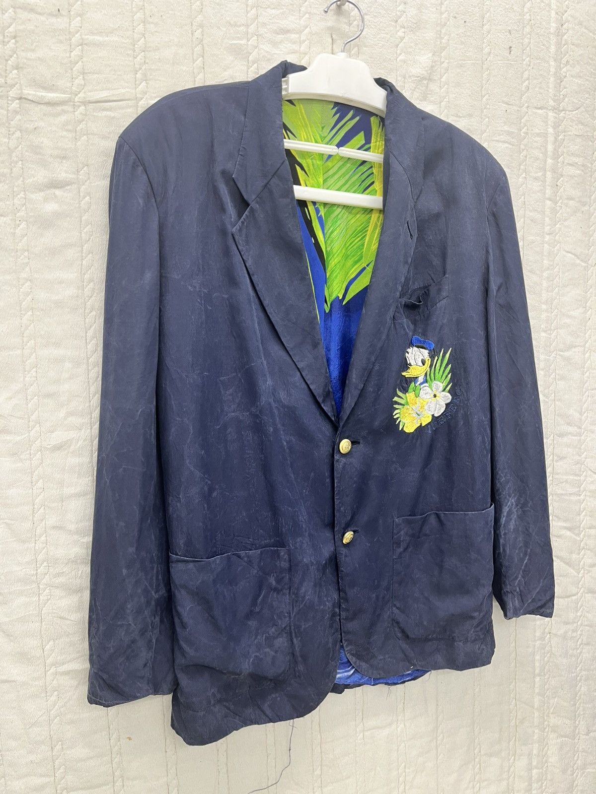 Iceberg × Vintage VTG ICEBERG 90s BLAZER JACKET DONALD DUCK Size US M / EU 48-50 / 2 - 3 Thumbnail