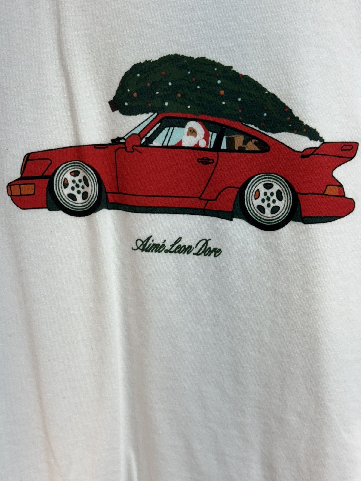 Aime Leon Dore 2018 Aime Leon Dore Holiday Santa Porsche shirt Size US S / EU 44-46 / 1 - 7 Thumbnail