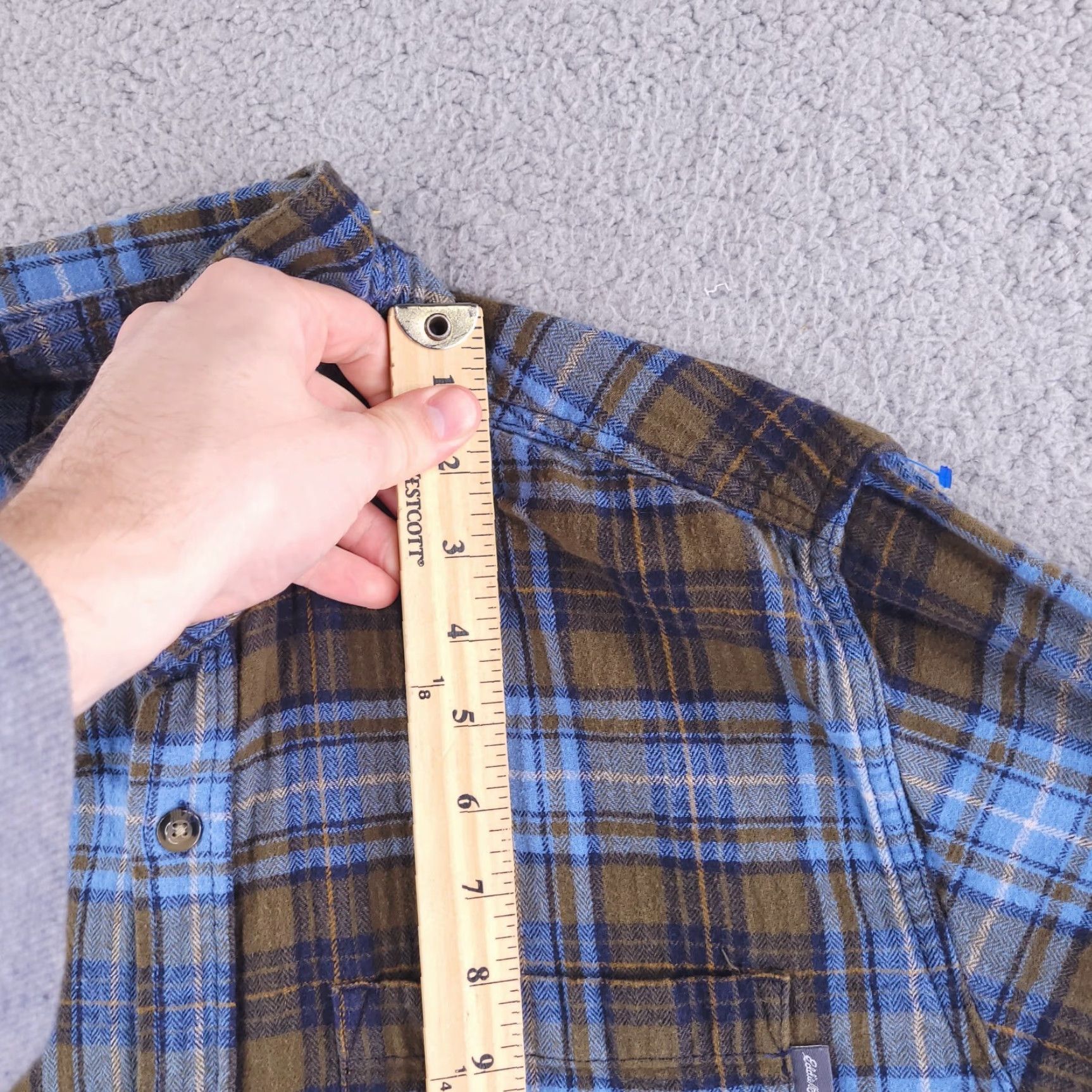Eddie Bauer Eddie Bauer Shirt Mens Medium Brown Flannel Cotton Long Sleeve Button-Up Size US M / EU 48-50 / 2 - 7 Thumbnail