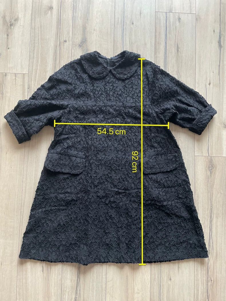 Comme des Garcons Comme des Garcons Black three-dimensional flowered dress Size XS / US 0-2 / IT 36-38 - 9 Thumbnail