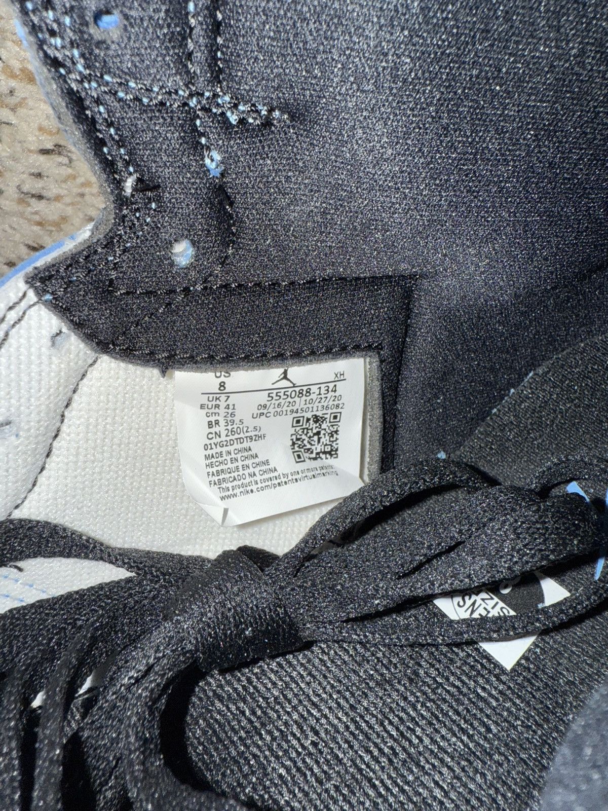Jordan Brand × Nike Air Jordan 1 Retro High OG ‘University Blue’ 2021 Size US 8 / EU 41 - 7 Thumbnail