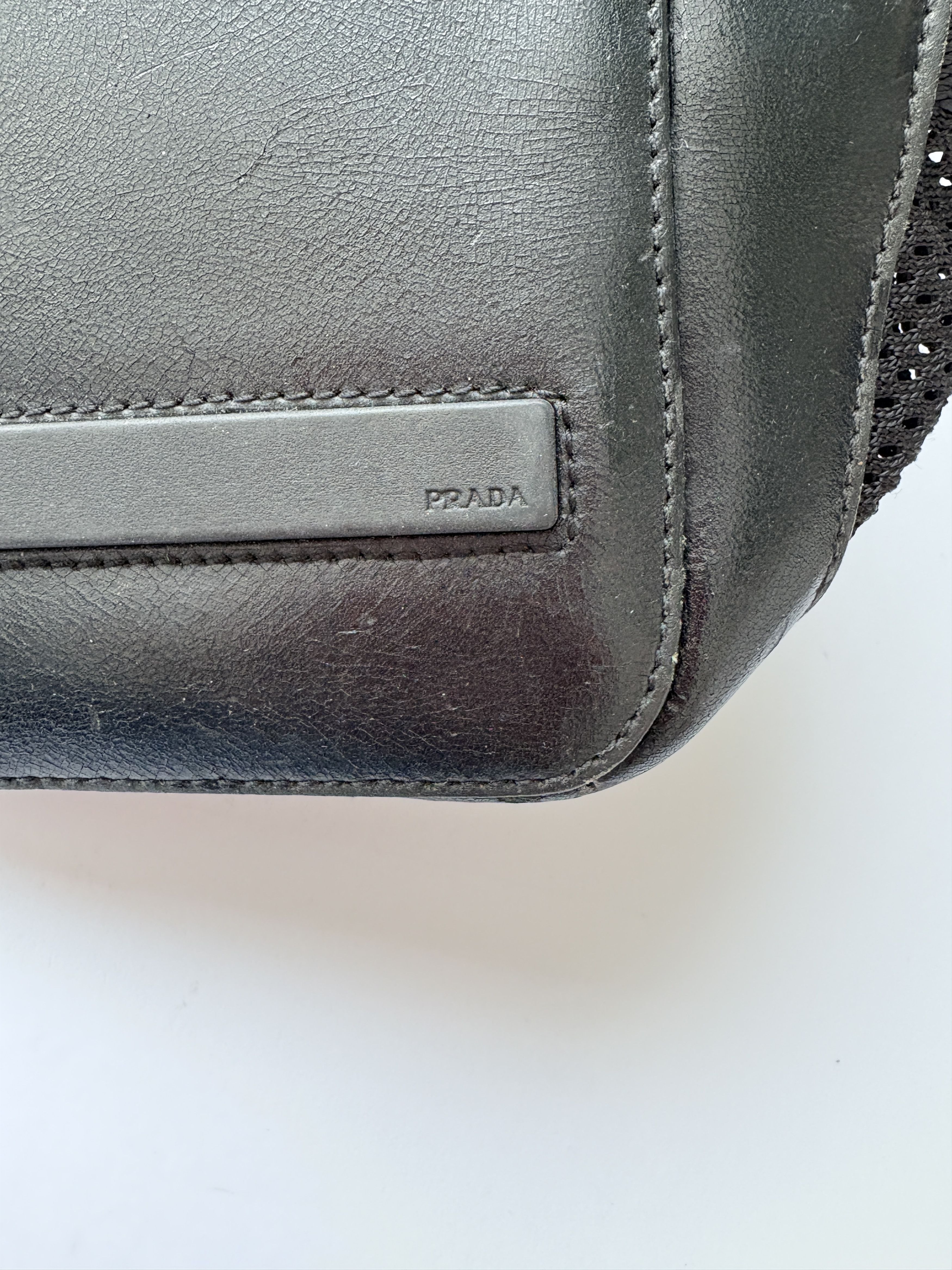 Prada ⚡️QUICK SALE⚡️Prada Black Nylon and Leather Bag Size ONE SIZE - 6 Thumbnail