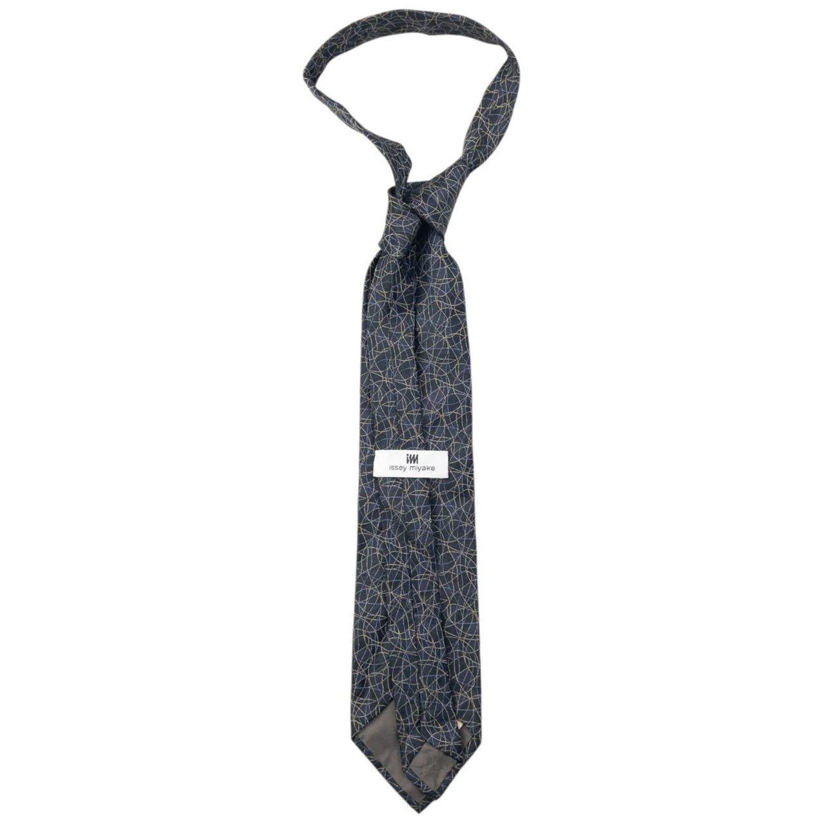 Issey Miyake Vintage 90s Issey Miyake Pattern Silk Tie Size ONE SIZE - 2 Thumbnail