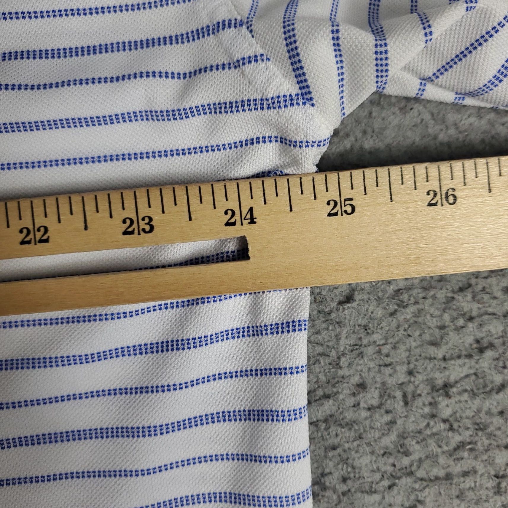 Nike Nike Polo Shirt Mens 2XL Blue Striped Swoosh Golf Casual Short Sleeve Shirt Size US XXL / EU 58 / 5 - 6 Thumbnail