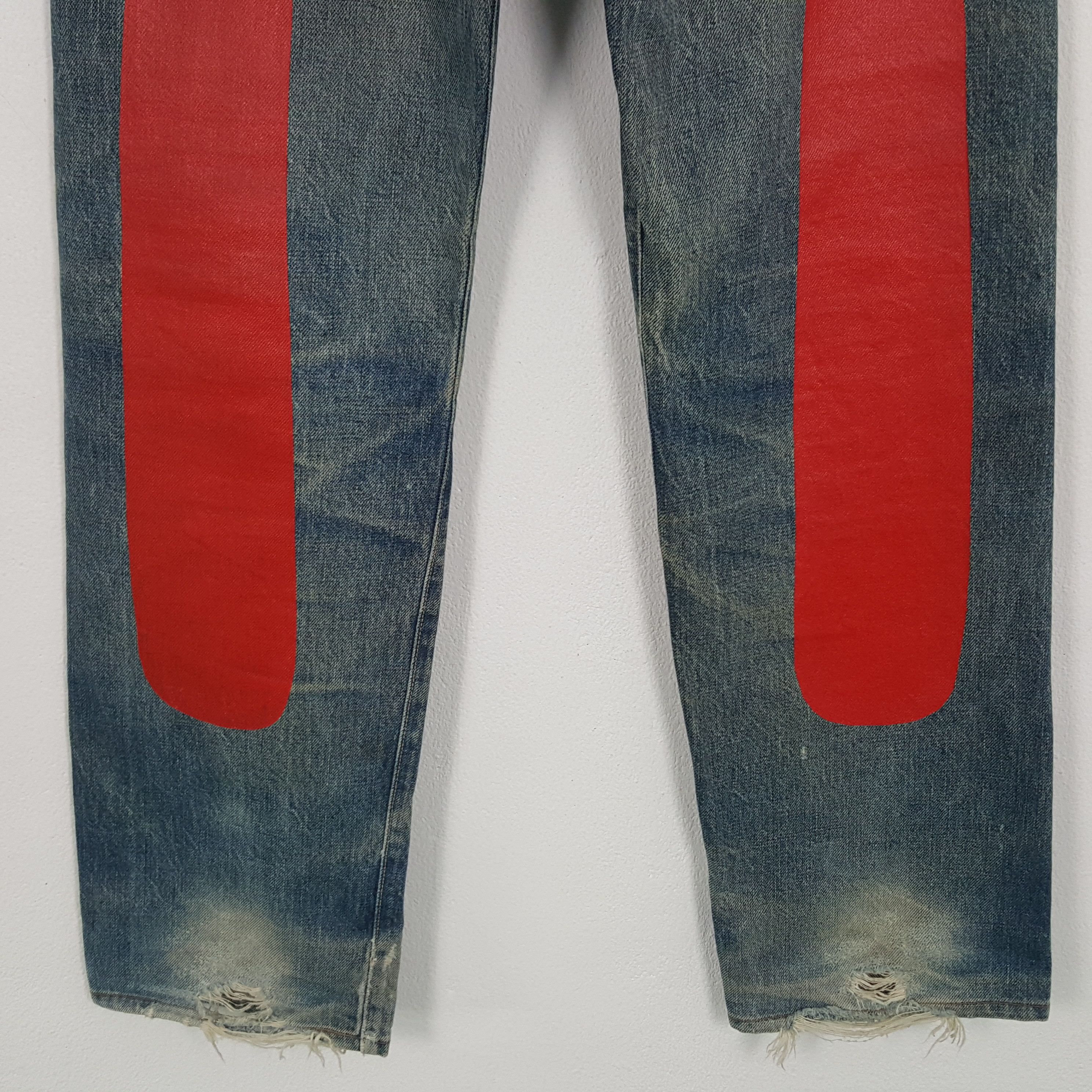 If Six Was Nine × Japanese Brand × Vintage Vintage Evis Japanese Brand Daicock Custom Art Jeans Size US 26 / EU 42 - 6 Thumbnail