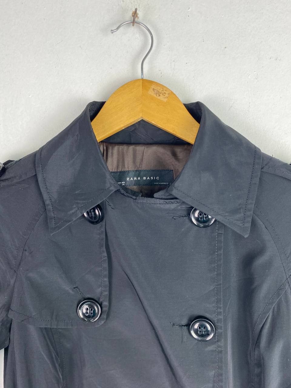 Zara zara basic double breast belted jacket nice design Size S / US 4 / IT 40 - 2 Thumbnail