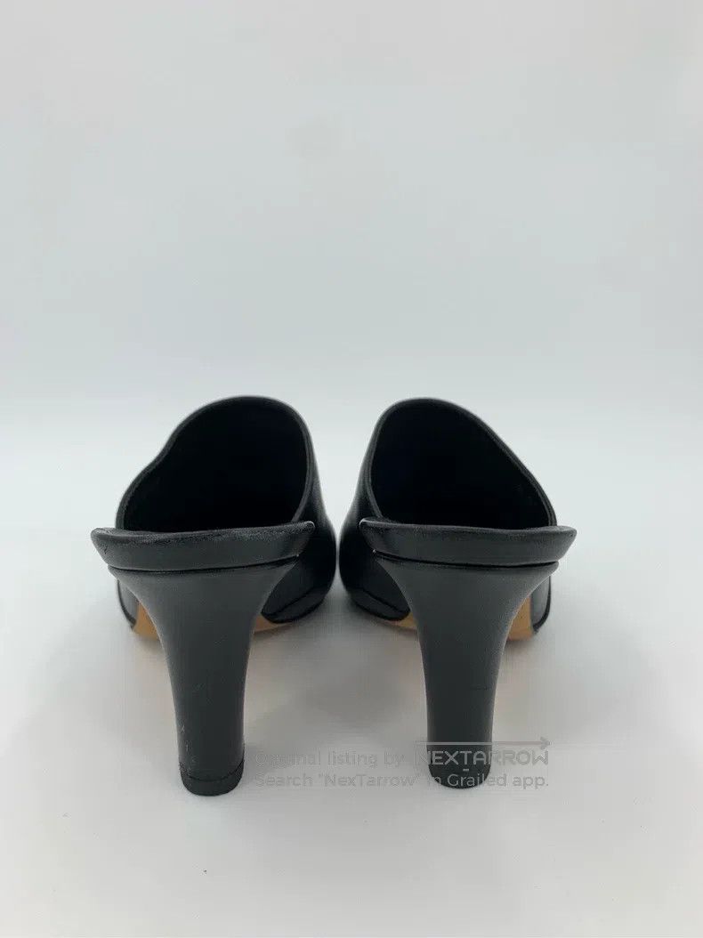 Chanel Chanel Double C black leather half-slip high heels Size US 6 / IT 36 - 4 Thumbnail