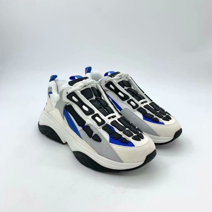 Amiri Amiri Color-Blocked Round-Toe Platform Sneakers Size US 8 / EU 41 - 2 Thumbnail