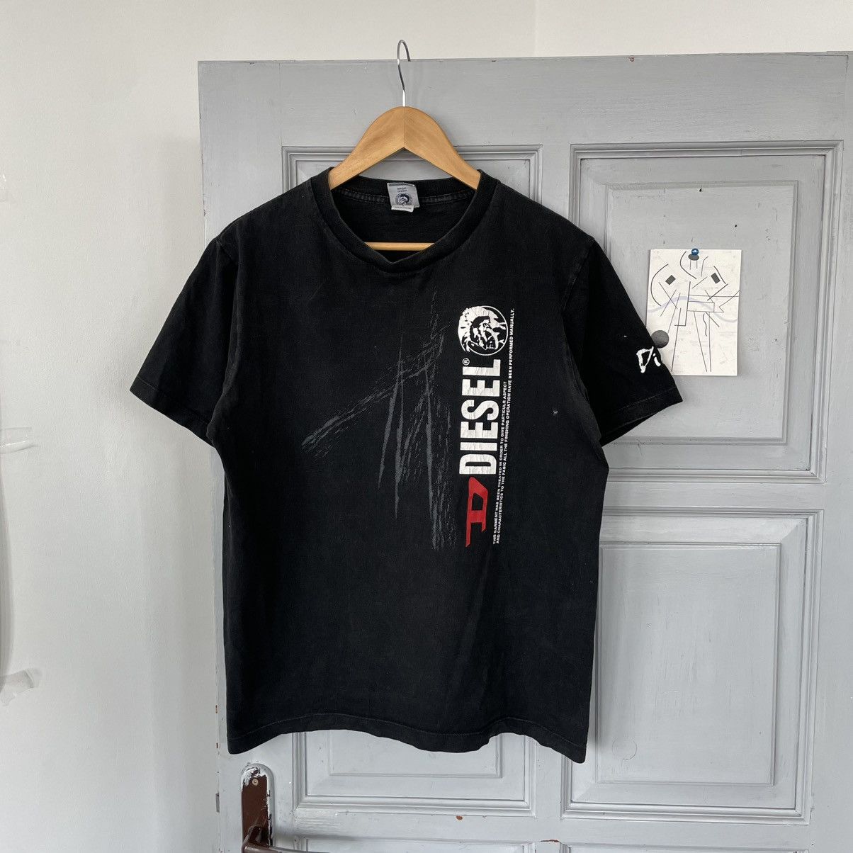 Diesel Vintage 90’s Diesel Avantgarde T-shirt Y2K size L Size US L / EU 52-54 / 3 - 3 Thumbnail