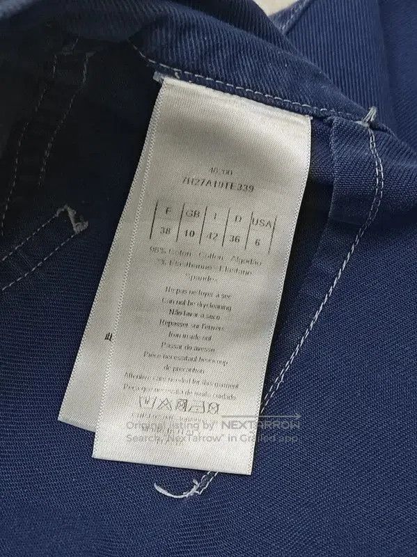 Dior Dior Blue Cotton Patterned Denim Pants . Size 31" - 7 Thumbnail