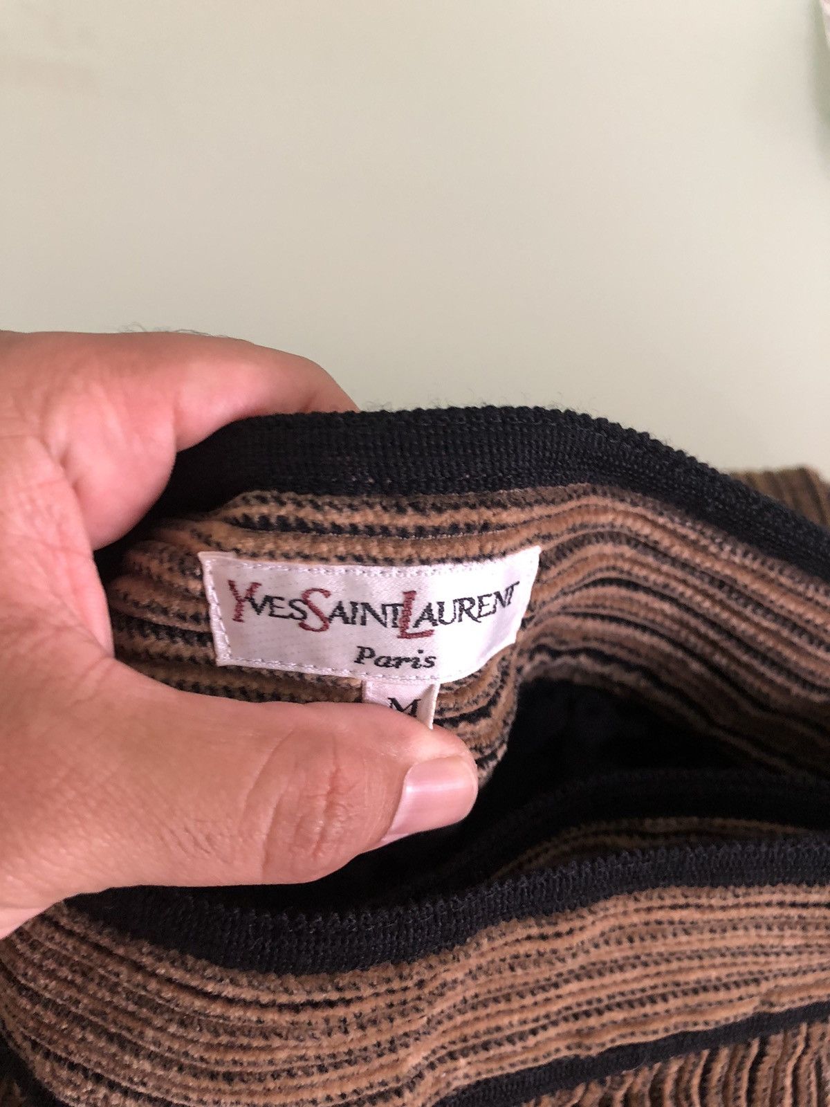 Yves Saint Laurent Rare❗️Vintage 90s Yves Saint Laurent Paris Corduroy Skirt Size 24" / US 00 / IT 34 - 12 Thumbnail