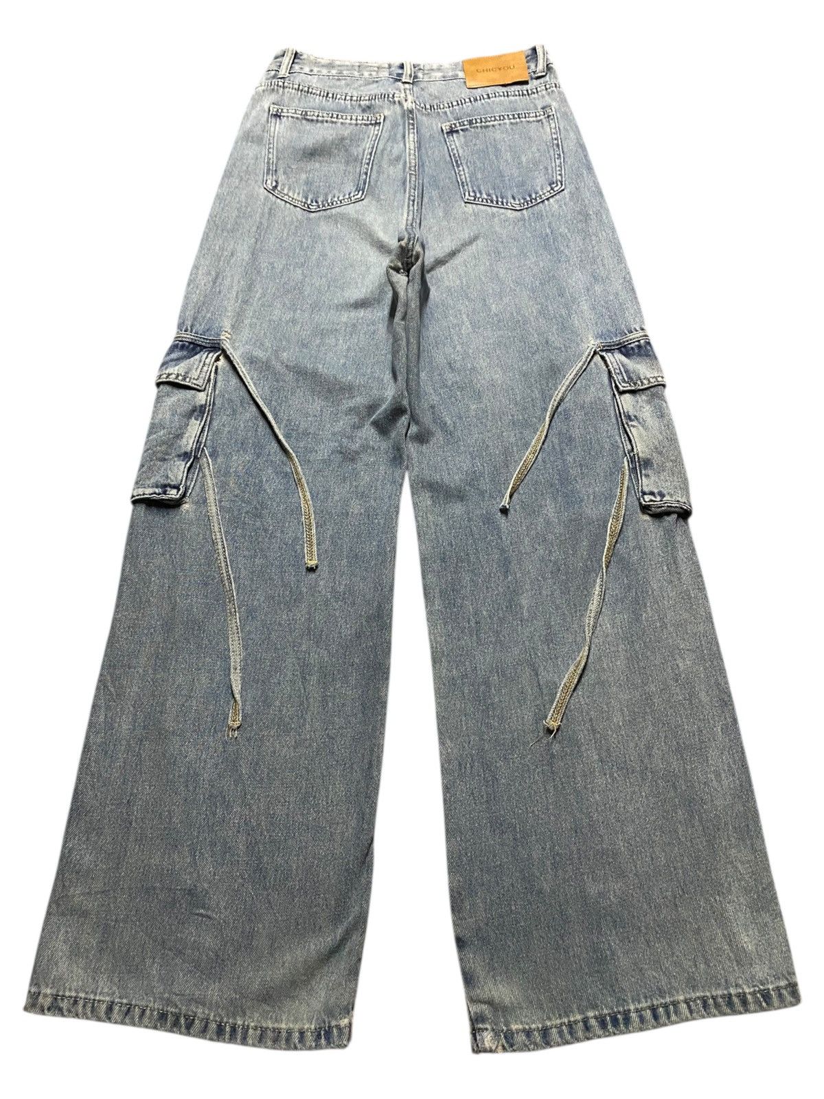 Vintage Vintage Japanese Brand FSY Super Baggy Lace Up Carpenter Size US 29 - 2 Thumbnail